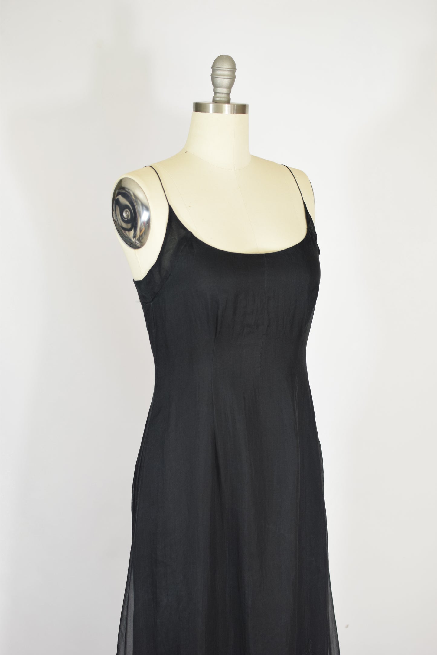 DKNY Silk Overlay Dress | S-M