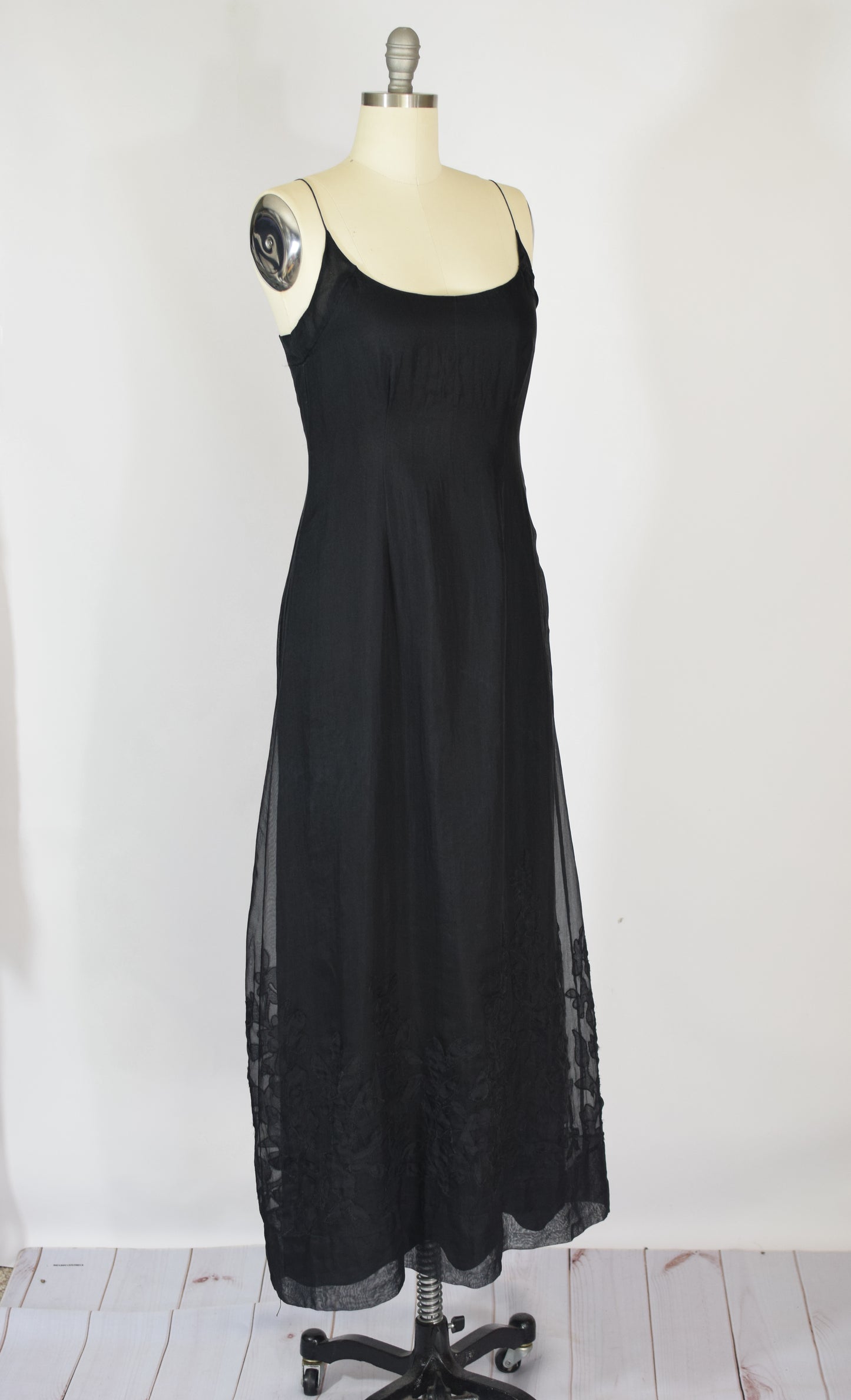 DKNY Silk Overlay Dress | S-M