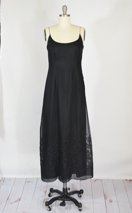 DKNY Silk Overlay Dress | S-M