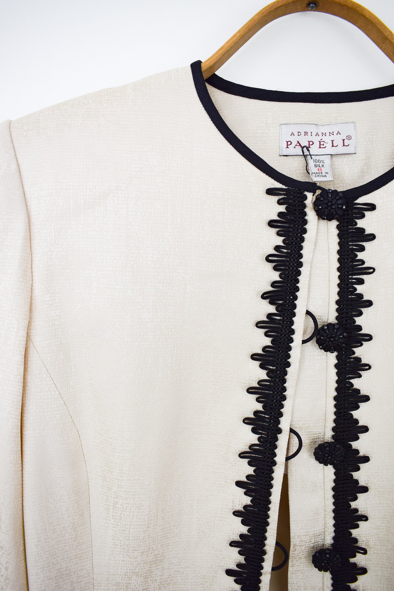 1990s Cropped Silk Jacket | S