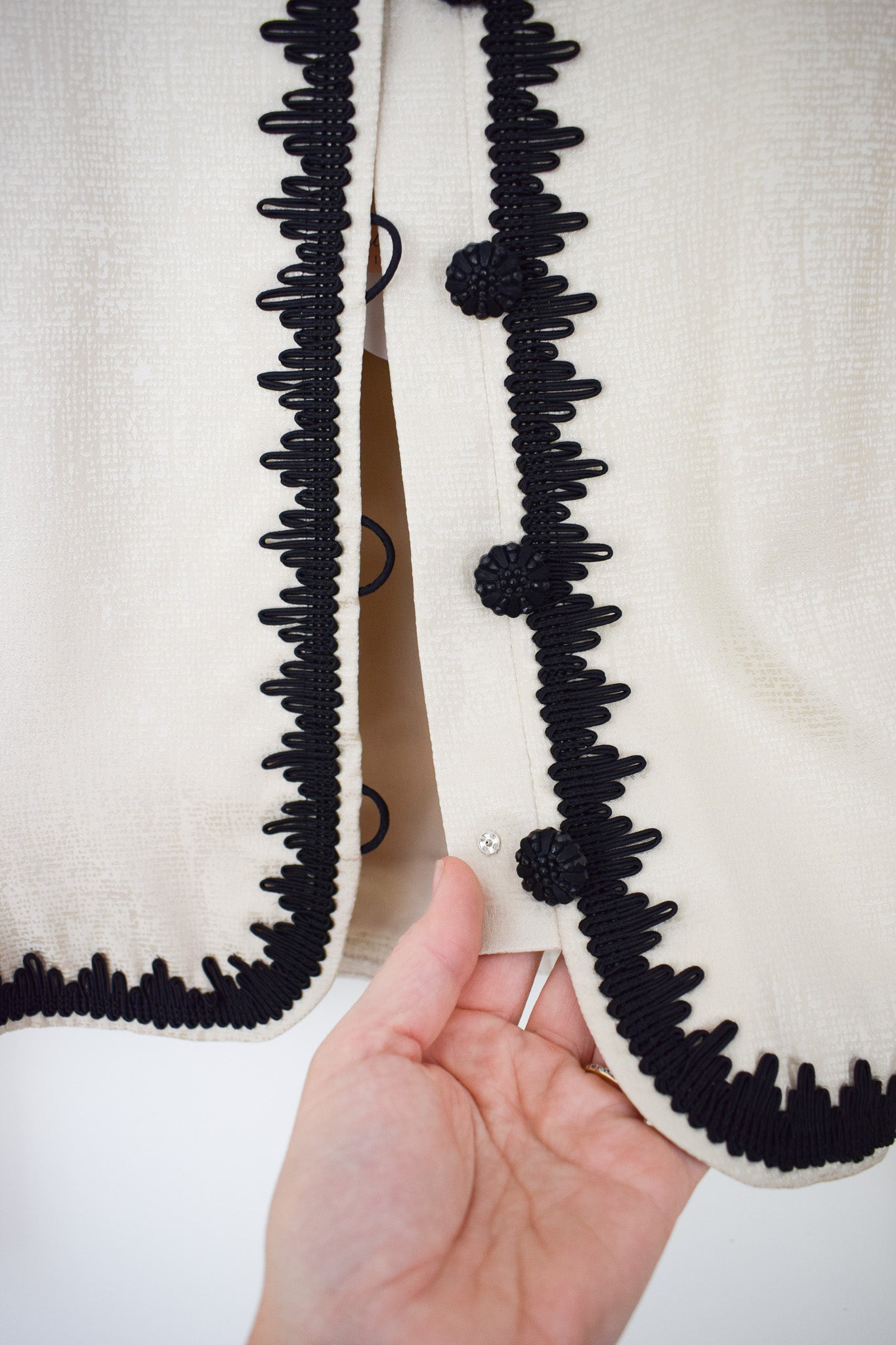 1990s Cropped Silk Jacket | S
