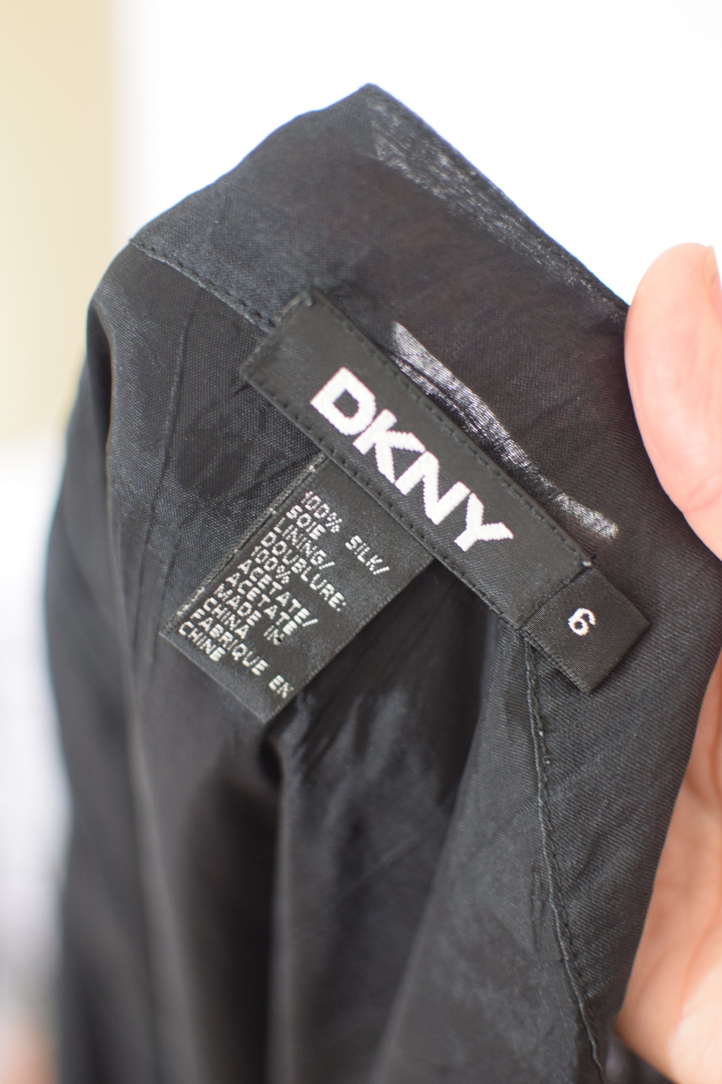 DKNY Silk Overlay Dress | S-M