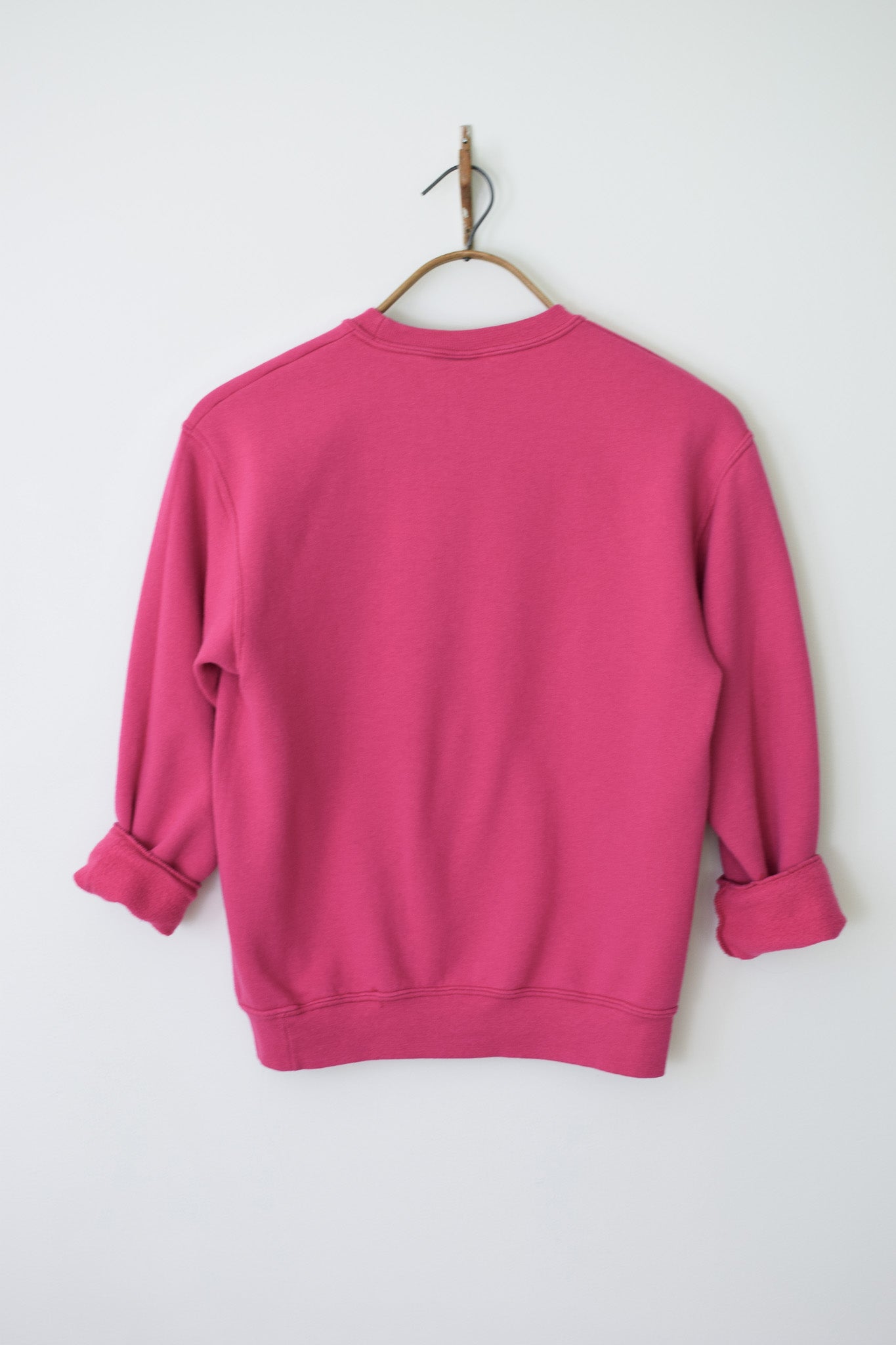 Classic Jersey Pullover in Barbie Pink | S