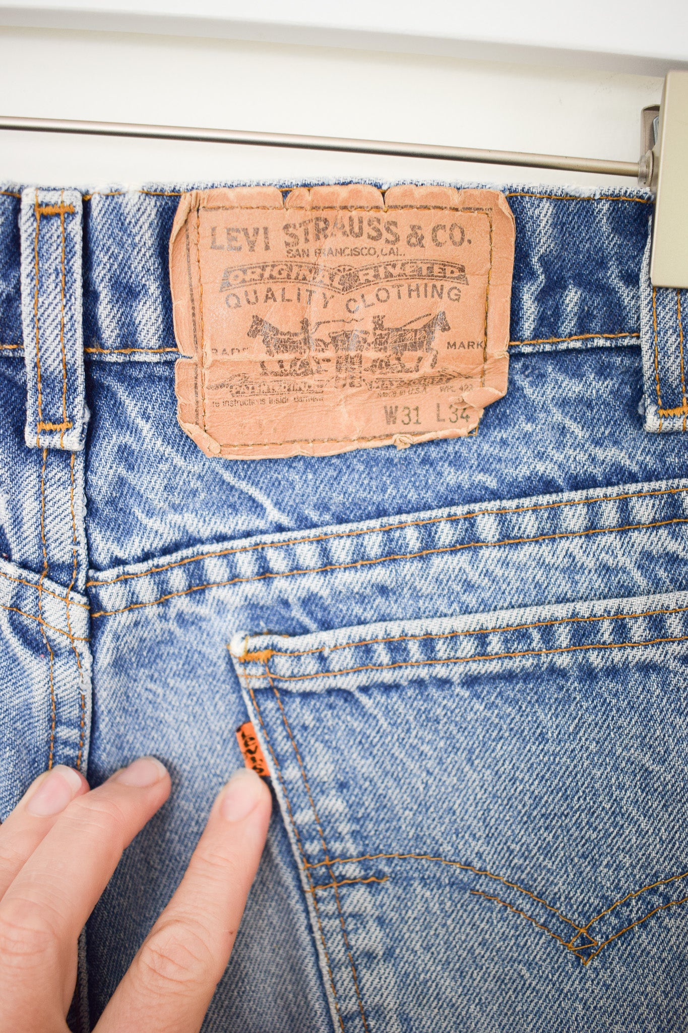 Vintage Levi's Cut Off Jean Shorts | 30/31" w