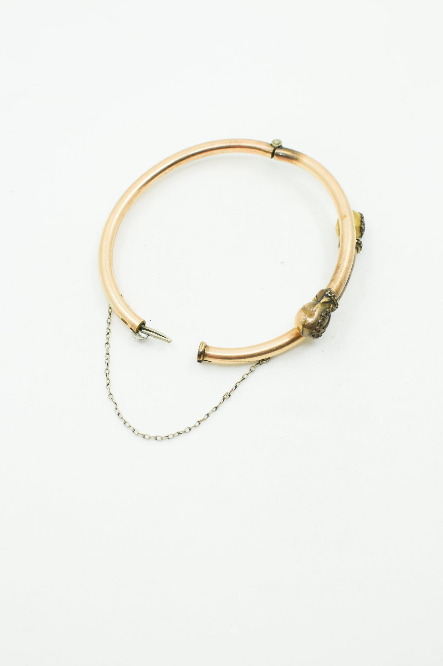 Antique Etruscan Revival Goldfill Bypass Bracelet