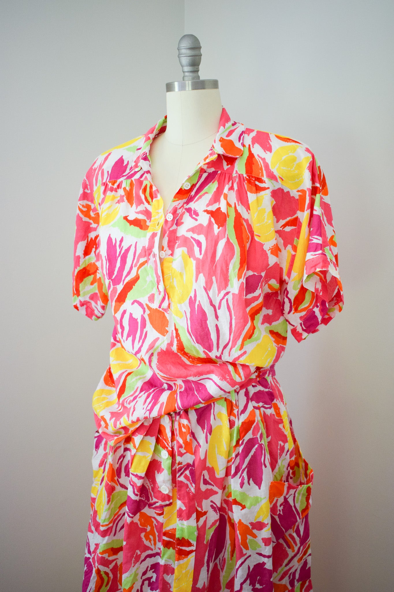 Vintage Guy Laroche Summer Dress Set | M/L