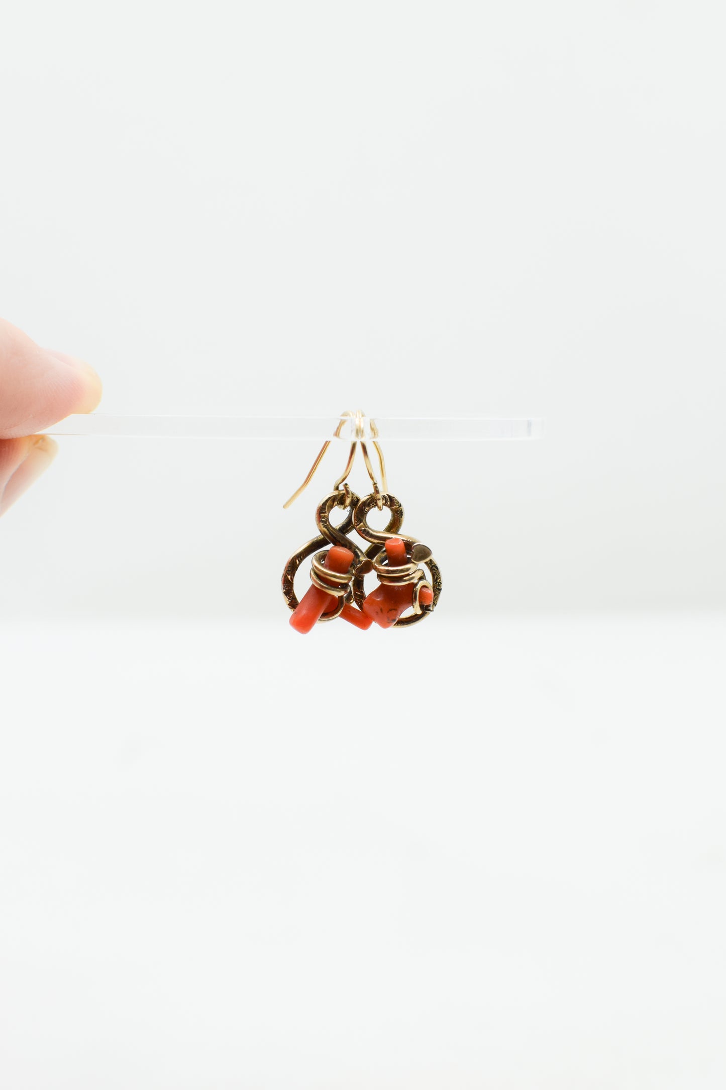 Antique Victorian Loveknot Earrings