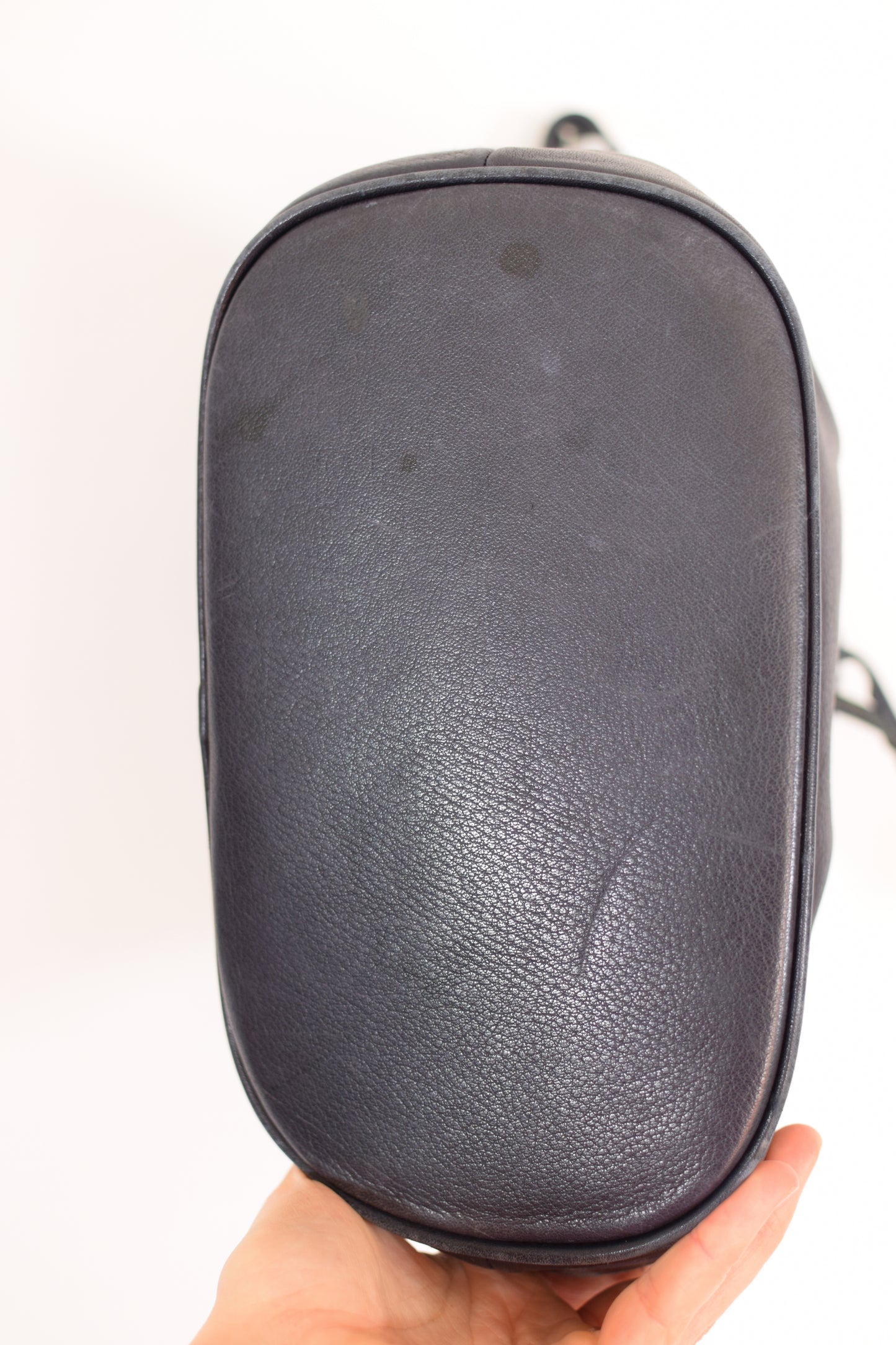 Vintage Leather Bucket Tote