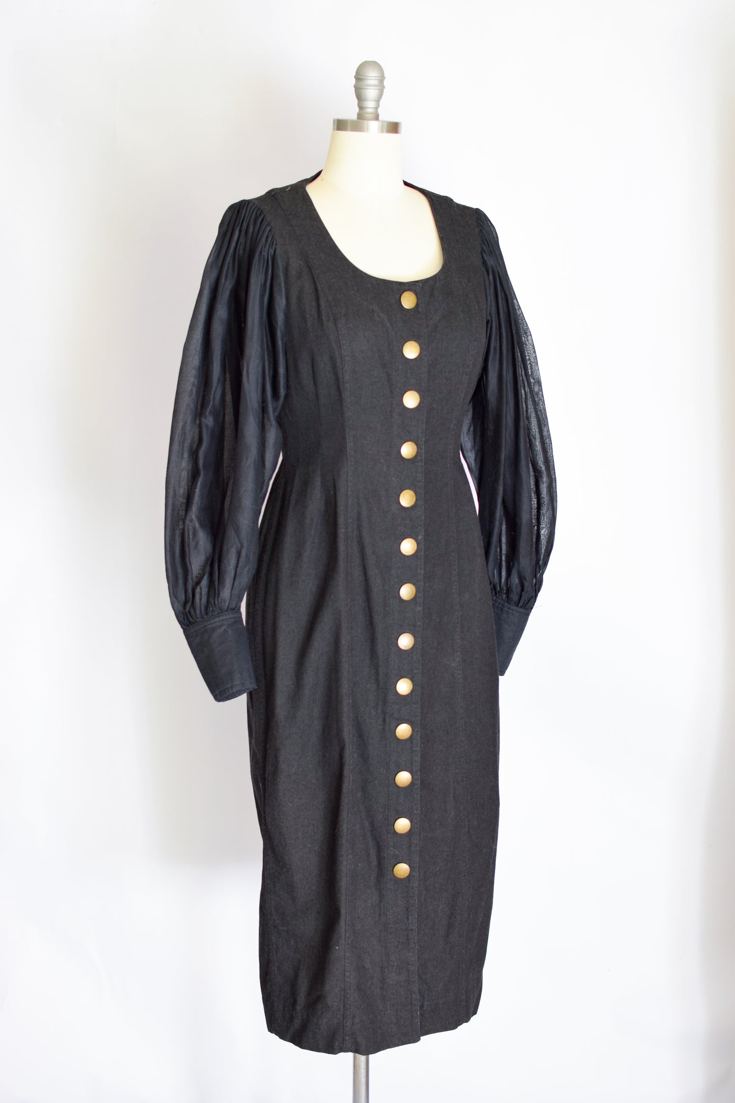 Vintage Jan Barboglio Snap Down Dress | M