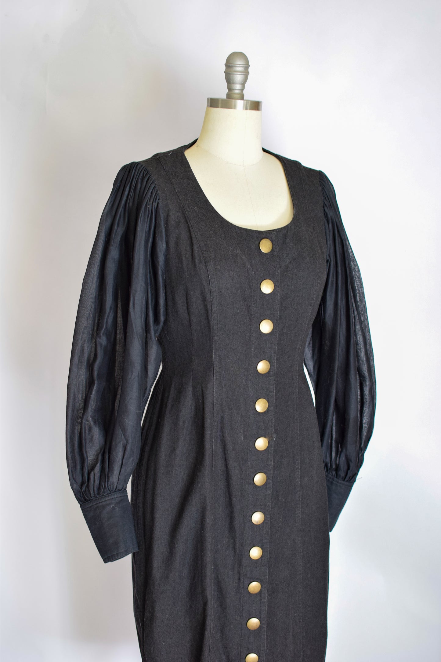 Vintage Jan Barboglio Snap Down Dress | M