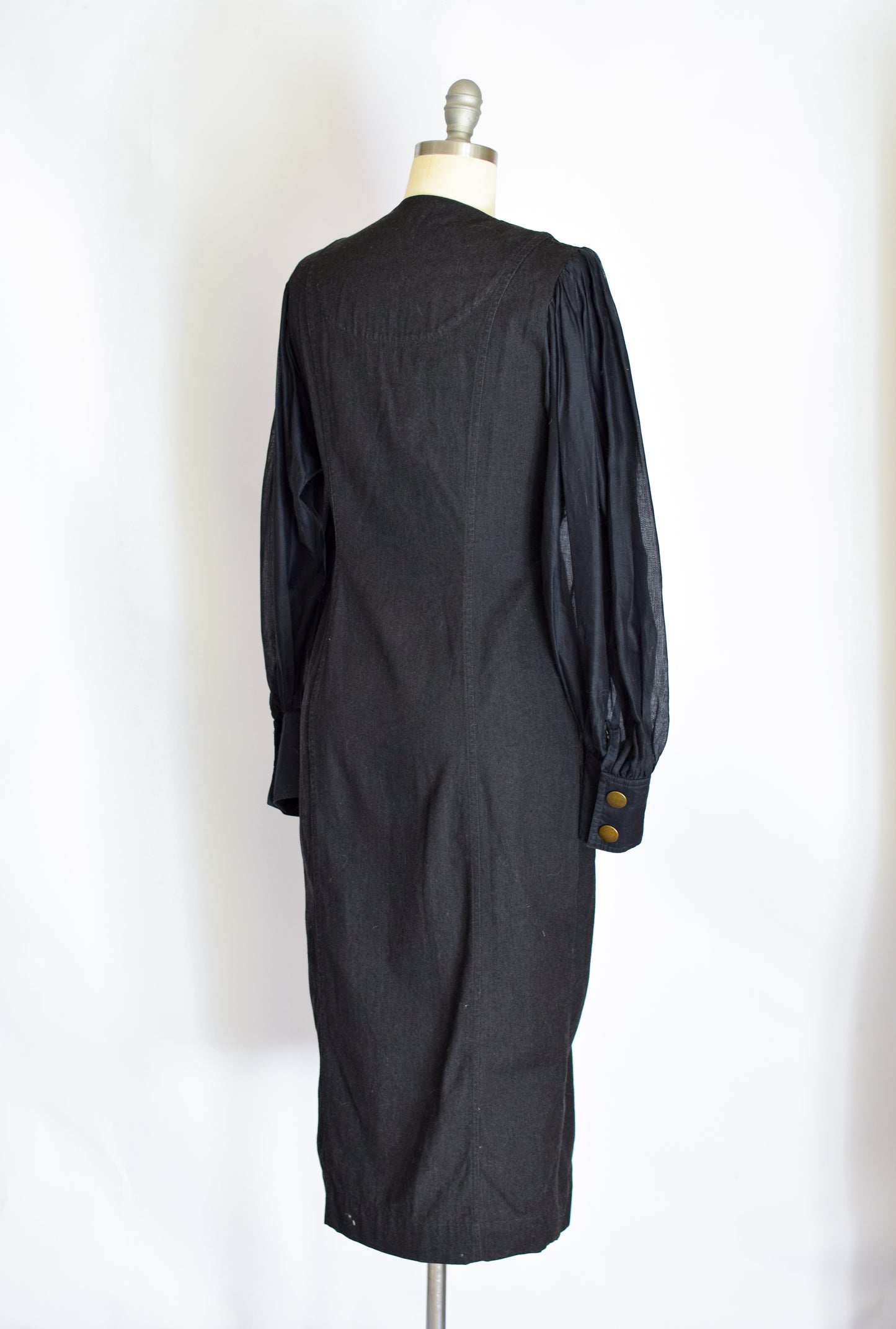 Vintage Jan Barboglio Snap Down Dress | M