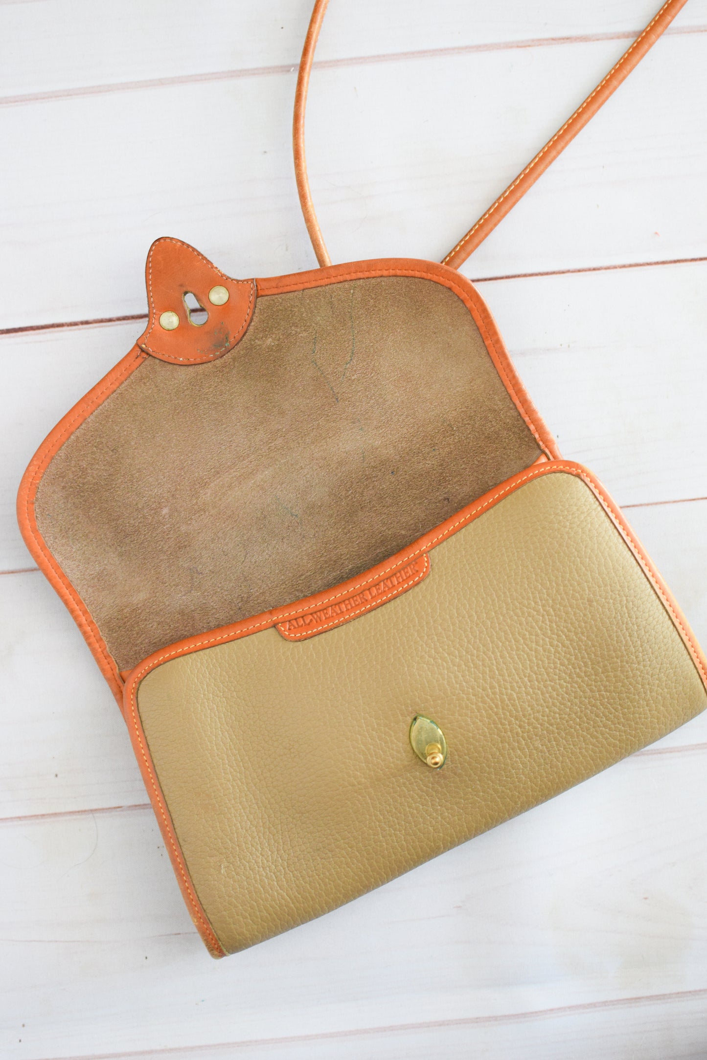 Vintage Dooney & Bourke Pebbled Leather Purse / Clutch