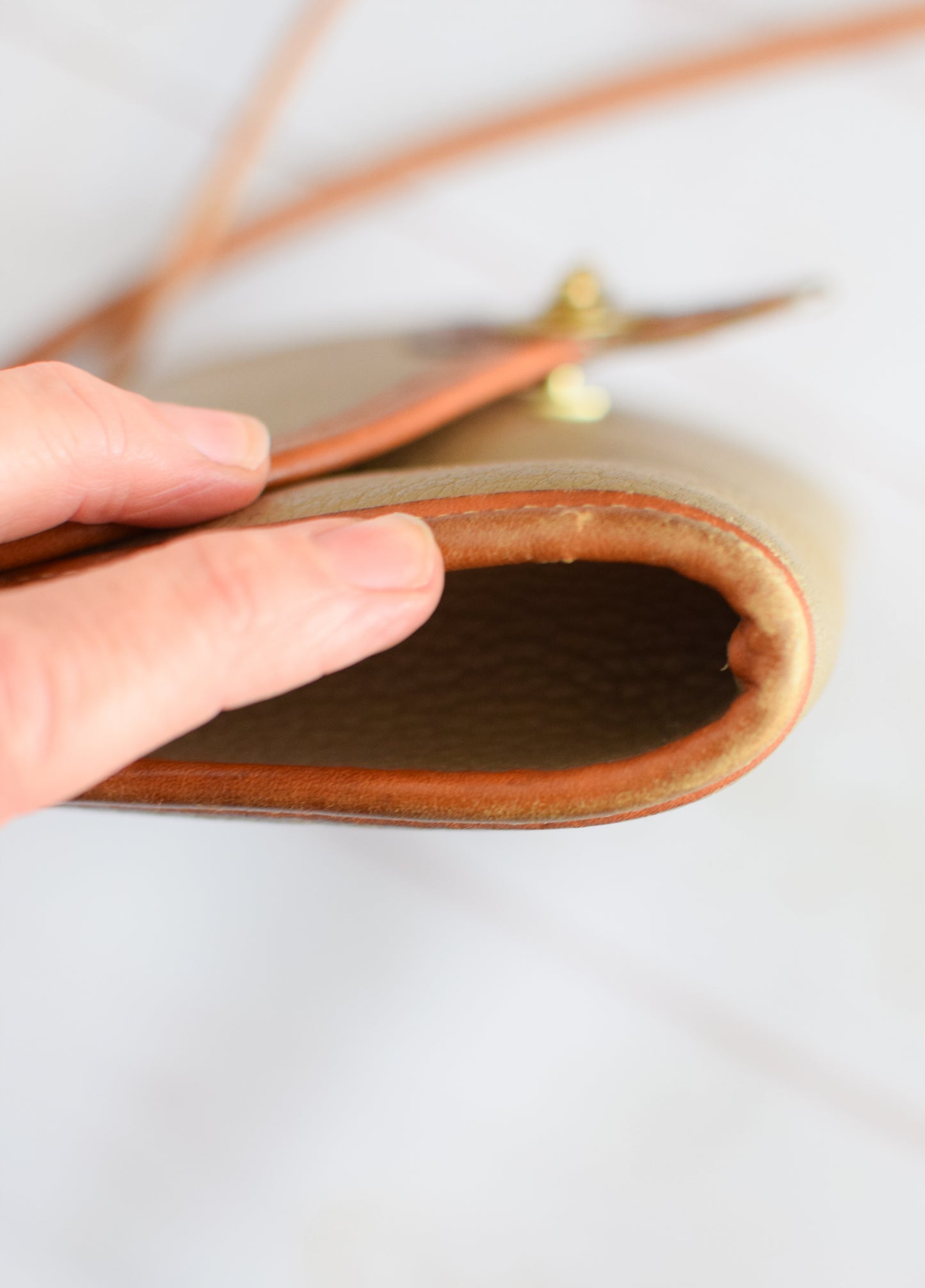 Vintage Dooney & Bourke Pebbled Leather Purse / Clutch
