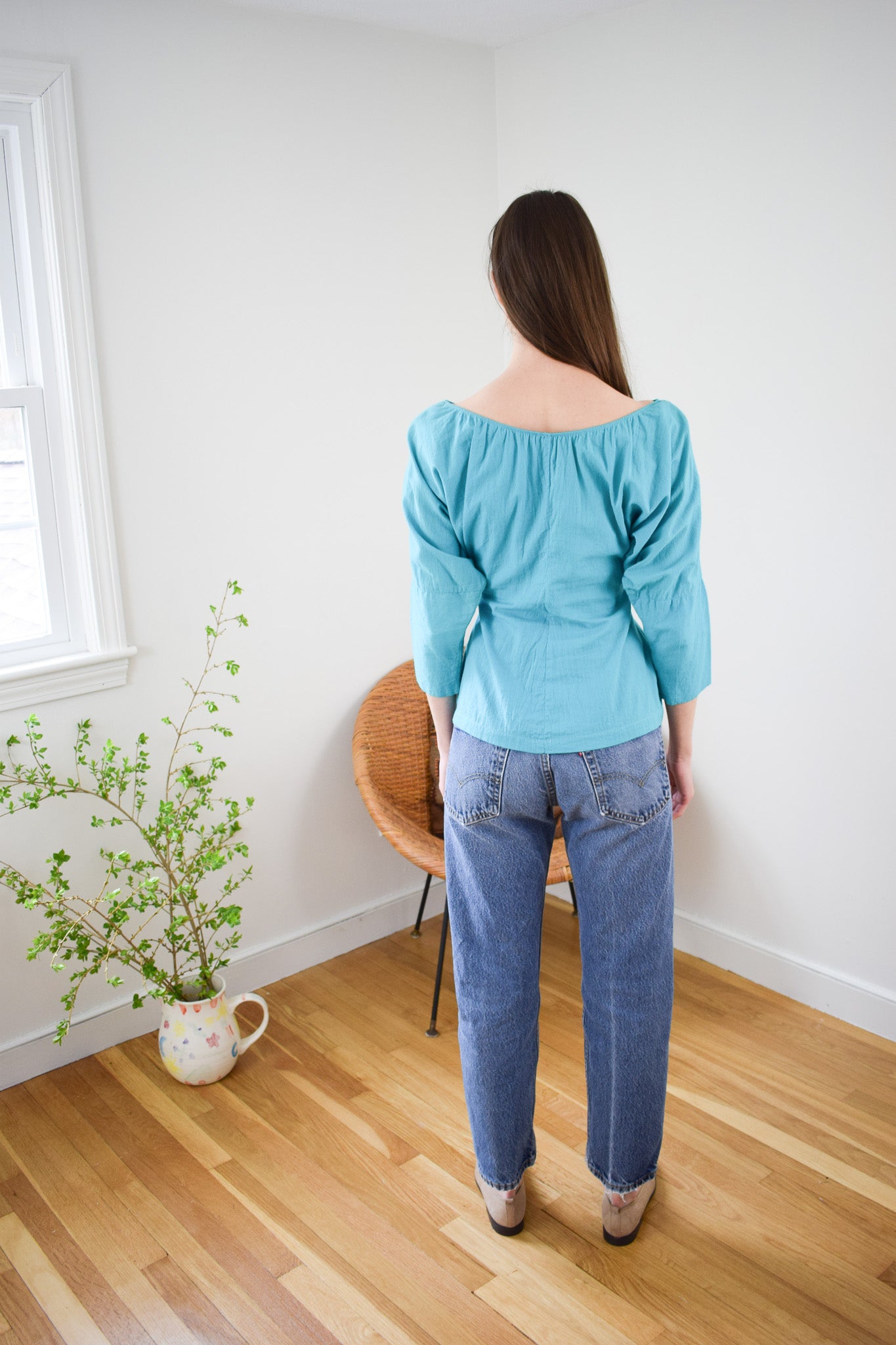 Norma Kamali Cotton Blouse | XXS/XS
