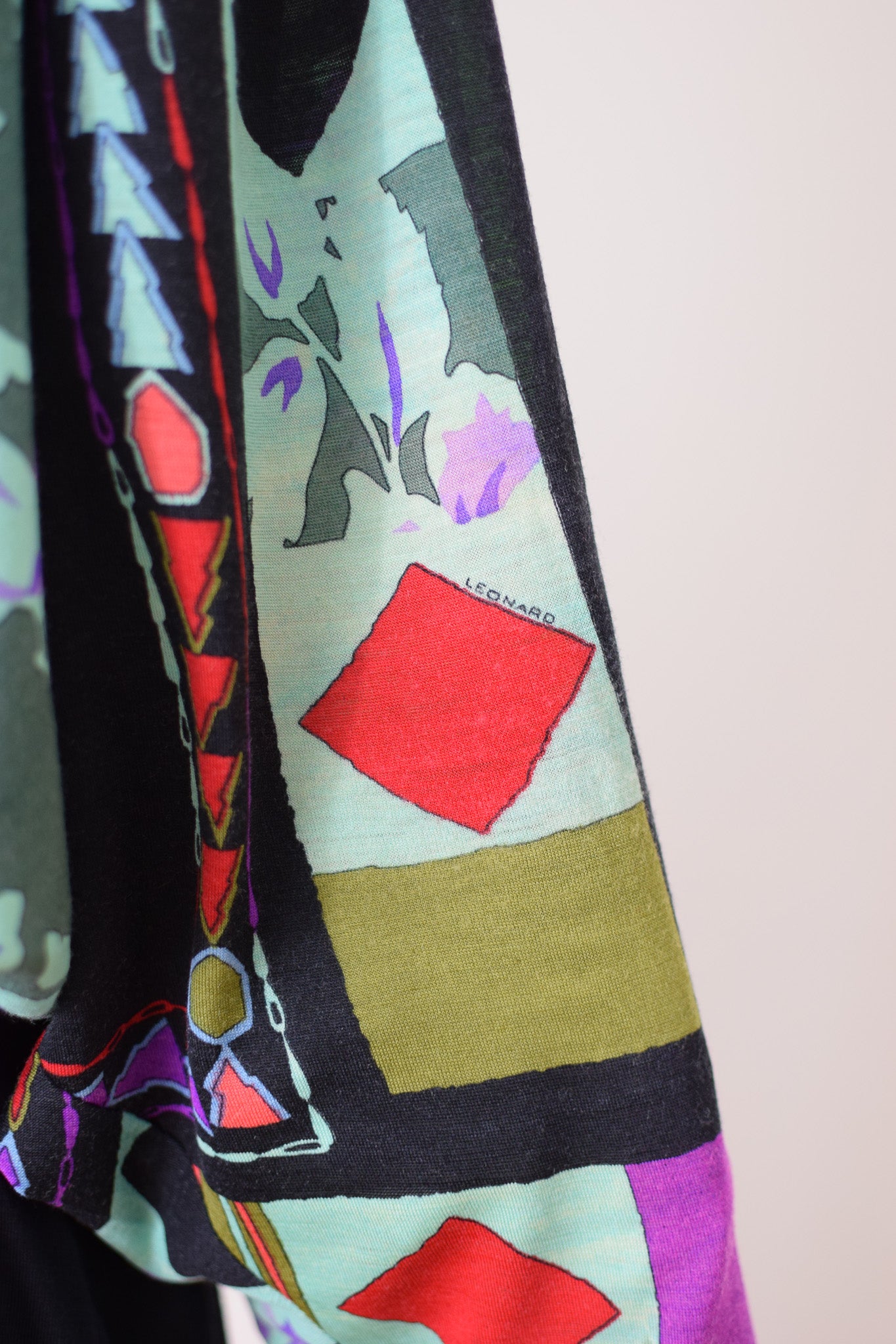 Early 1980s Leonard Paris Knit Dress | L