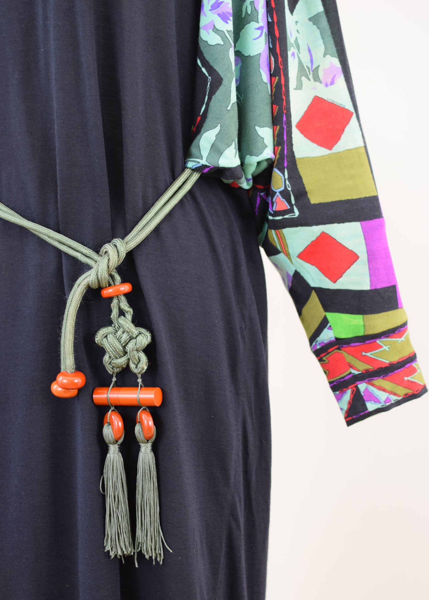 Early 1980s Leonard Paris Knit Dress | L