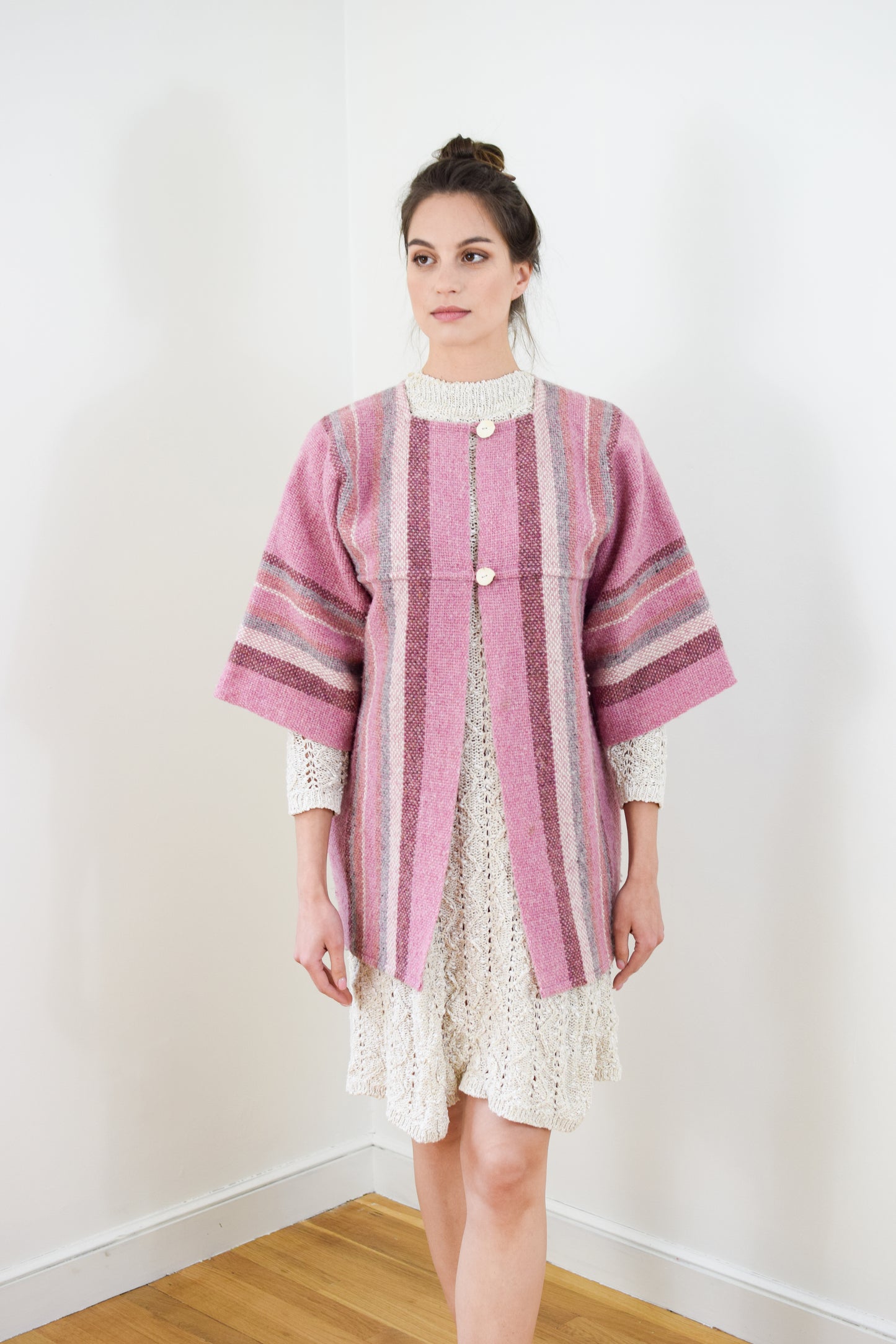1980s Hand Loomed Wool Jacket | XS-M