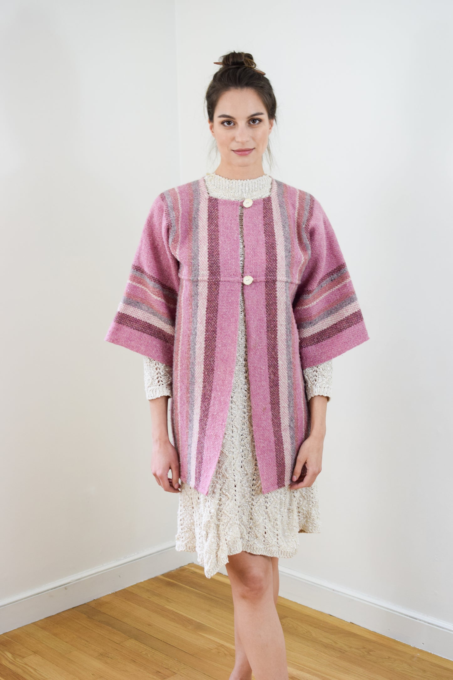 1980s Hand Loomed Wool Jacket | XS-M