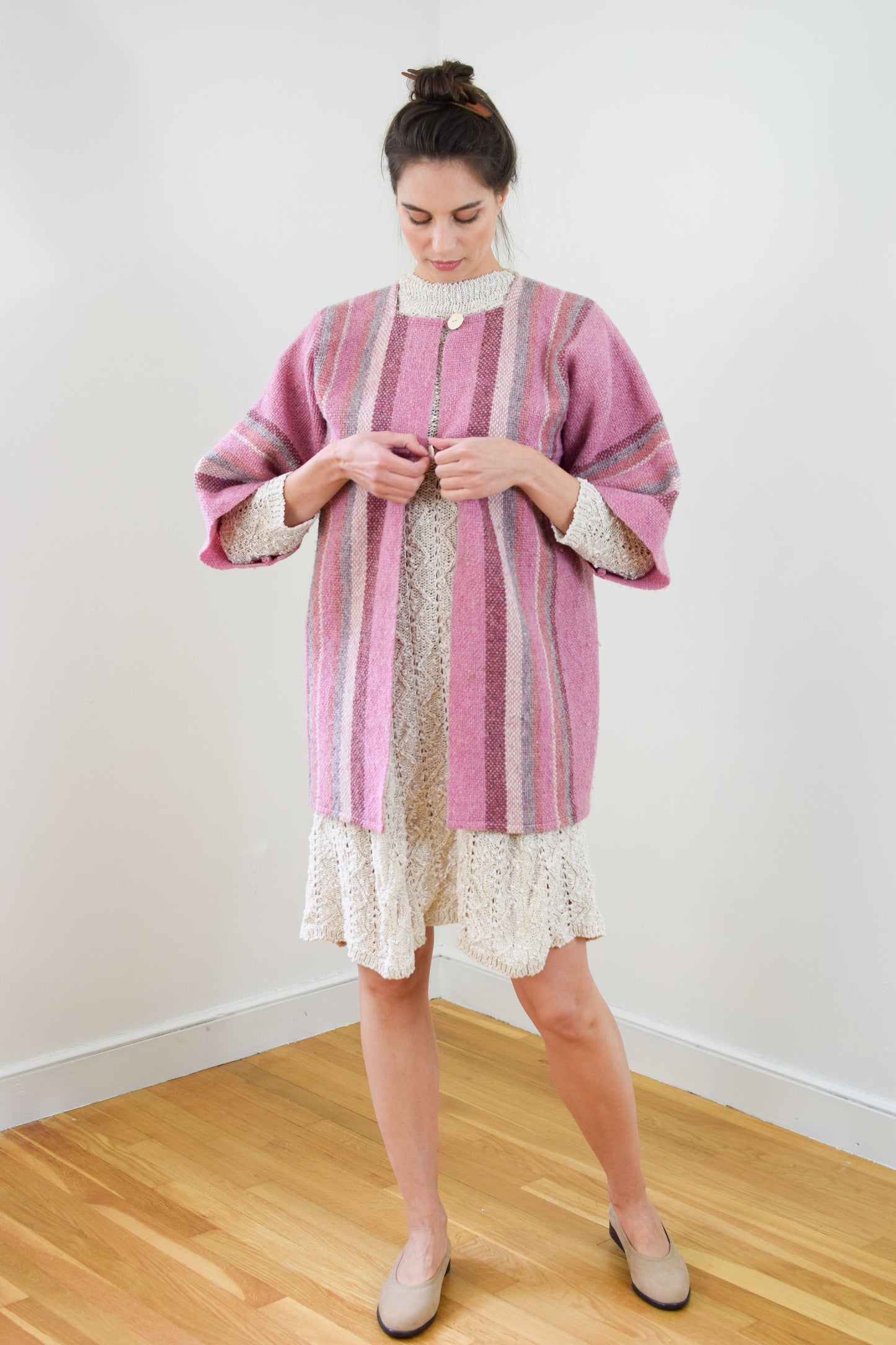 1980s Hand Loomed Wool Jacket | XS-M