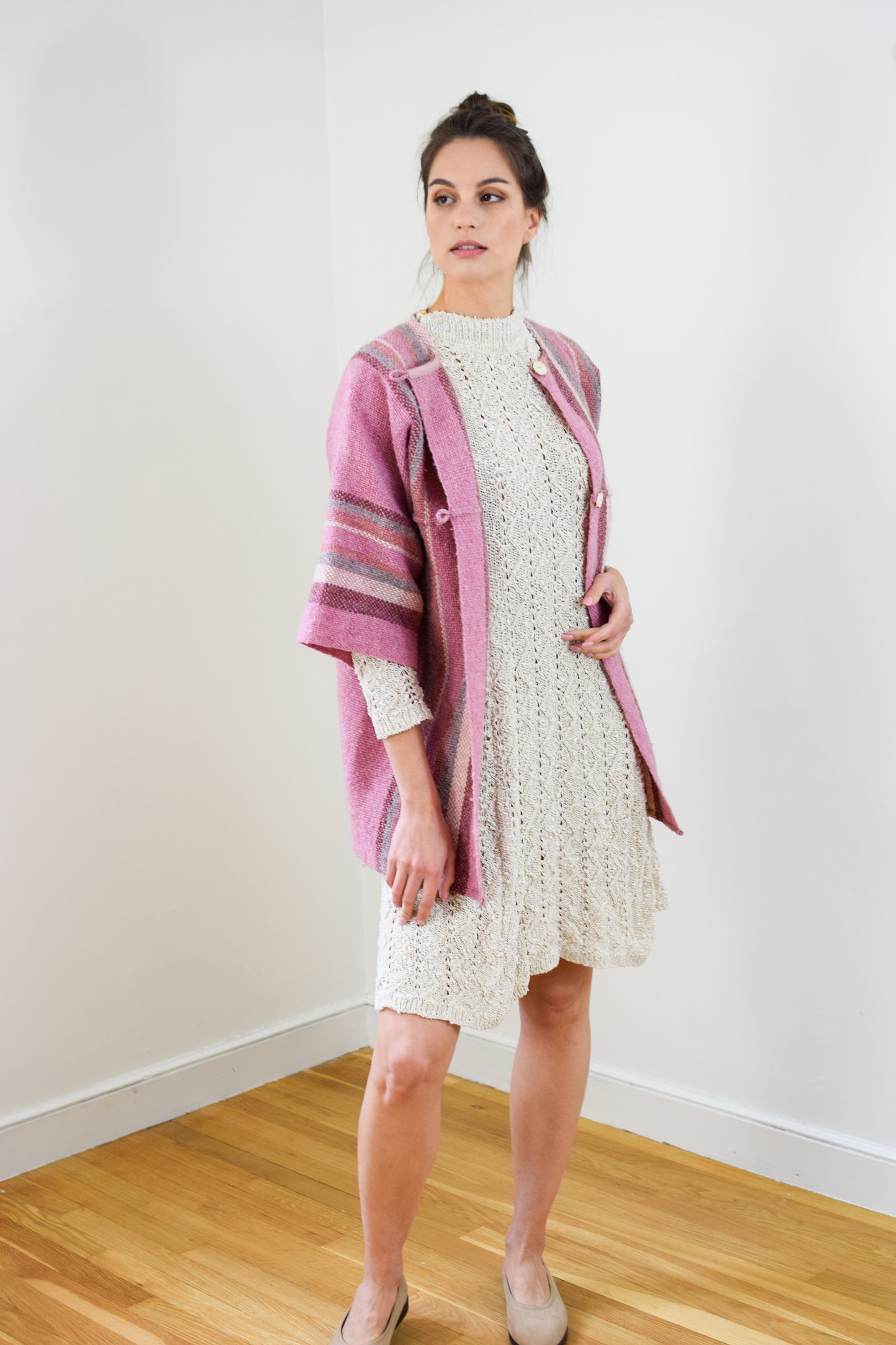1980s Hand Loomed Wool Jacket | XS-M