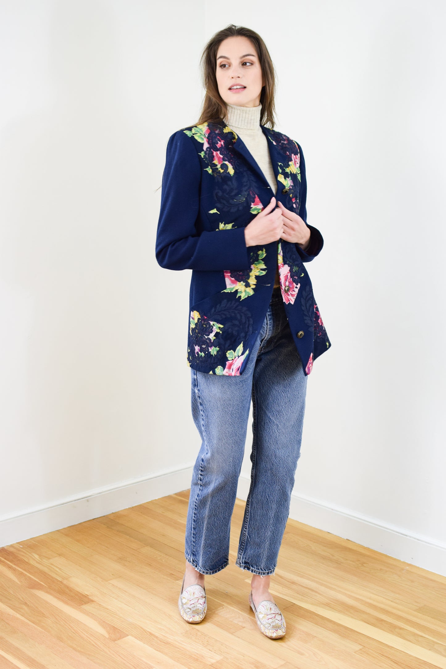 1990s Koos Van Den Akker / DeWilde Patchwork Jacket | S/M