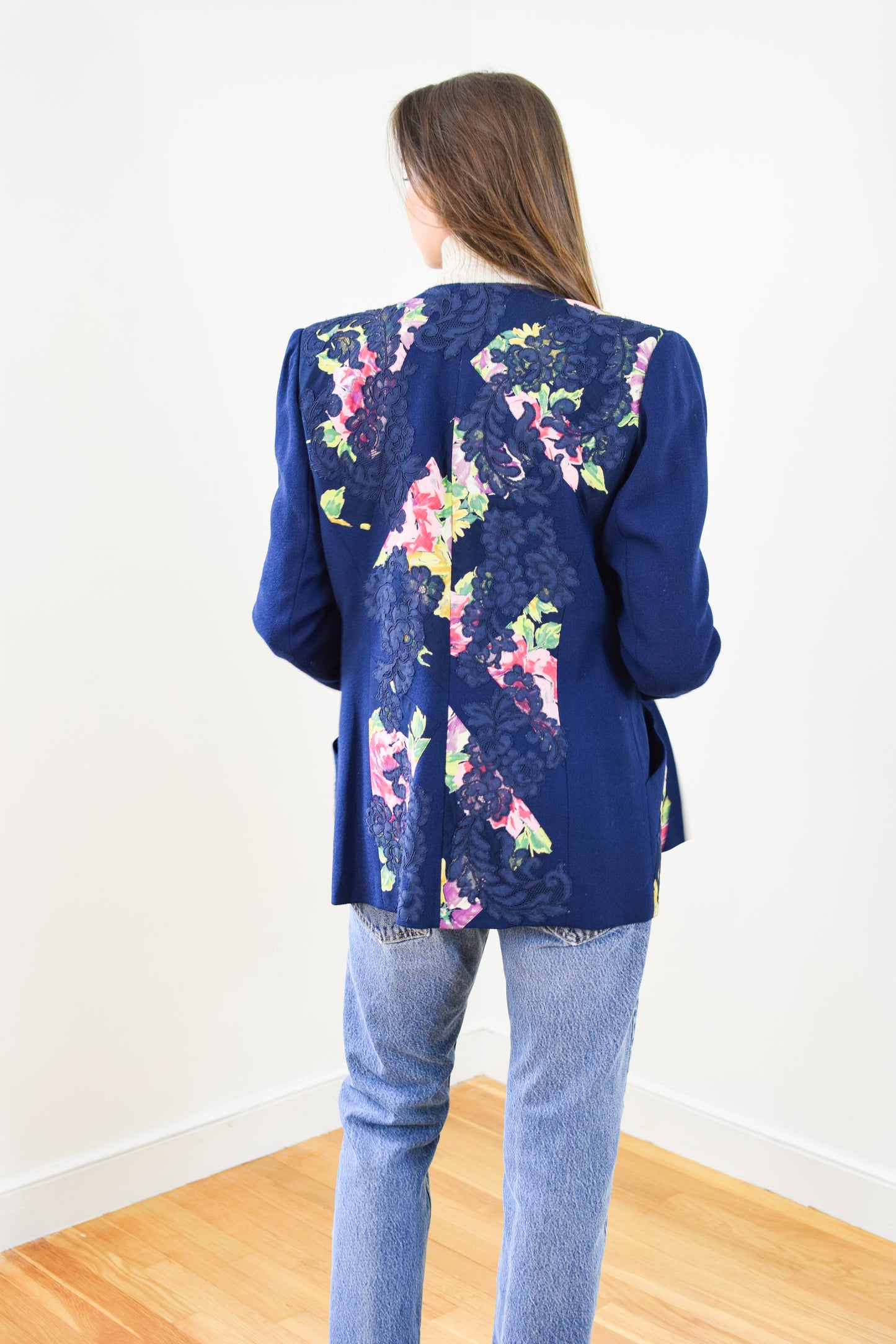 1990s Koos Van Den Akker / DeWilde Patchwork Jacket | S/M