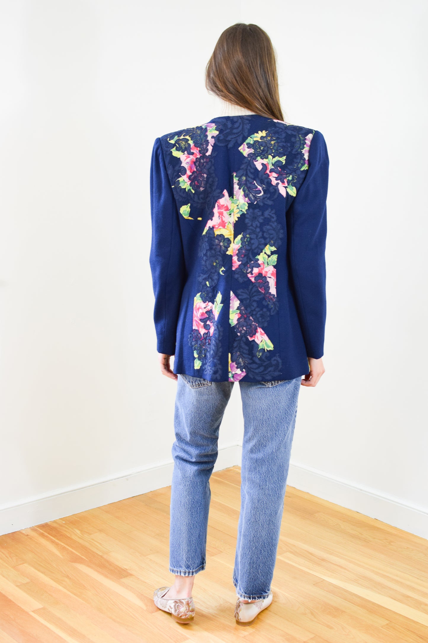 1990s Koos Van Den Akker / DeWilde Patchwork Jacket | S/M