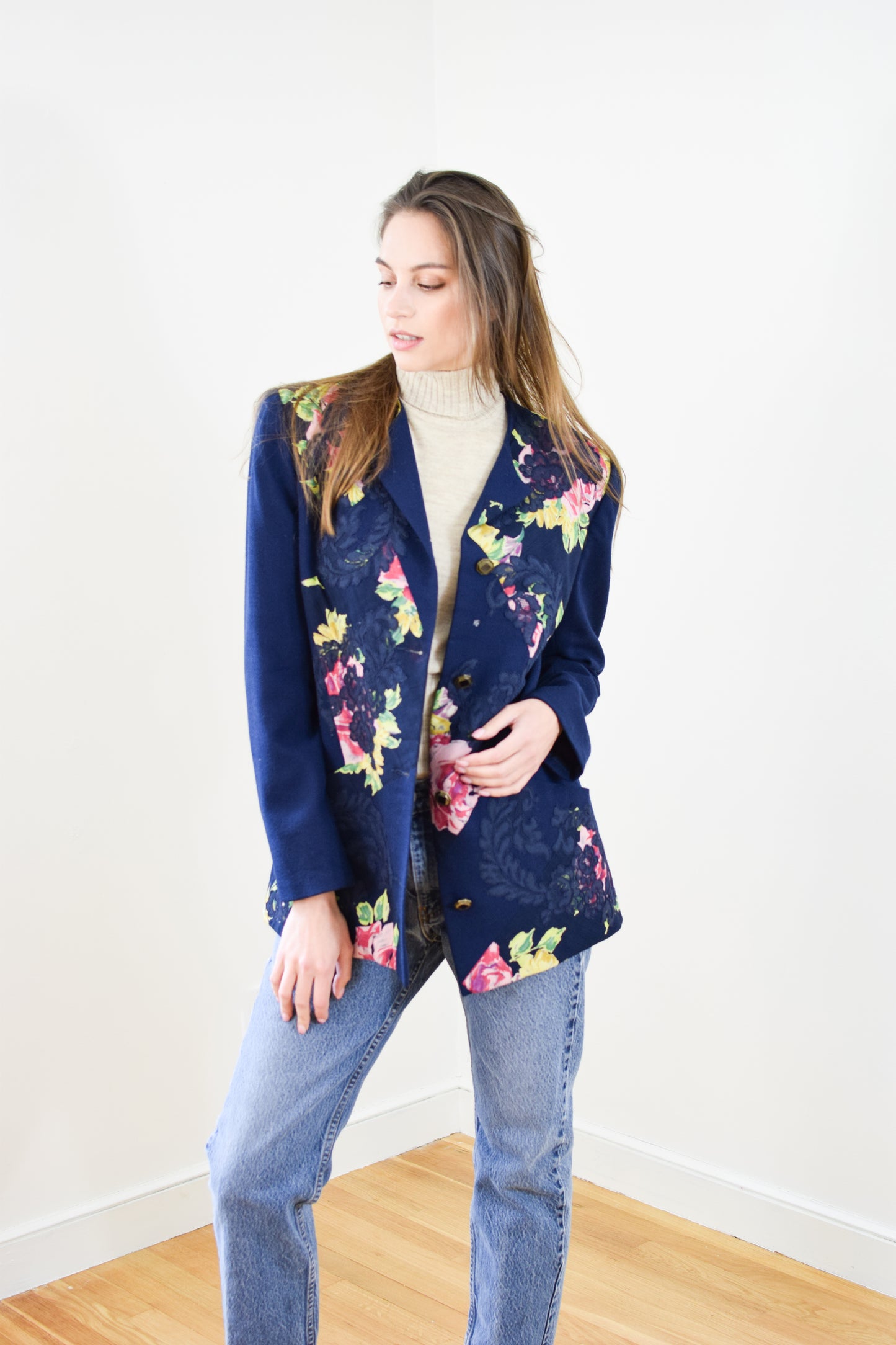 1990s Koos Van Den Akker / DeWilde Patchwork Jacket | S/M