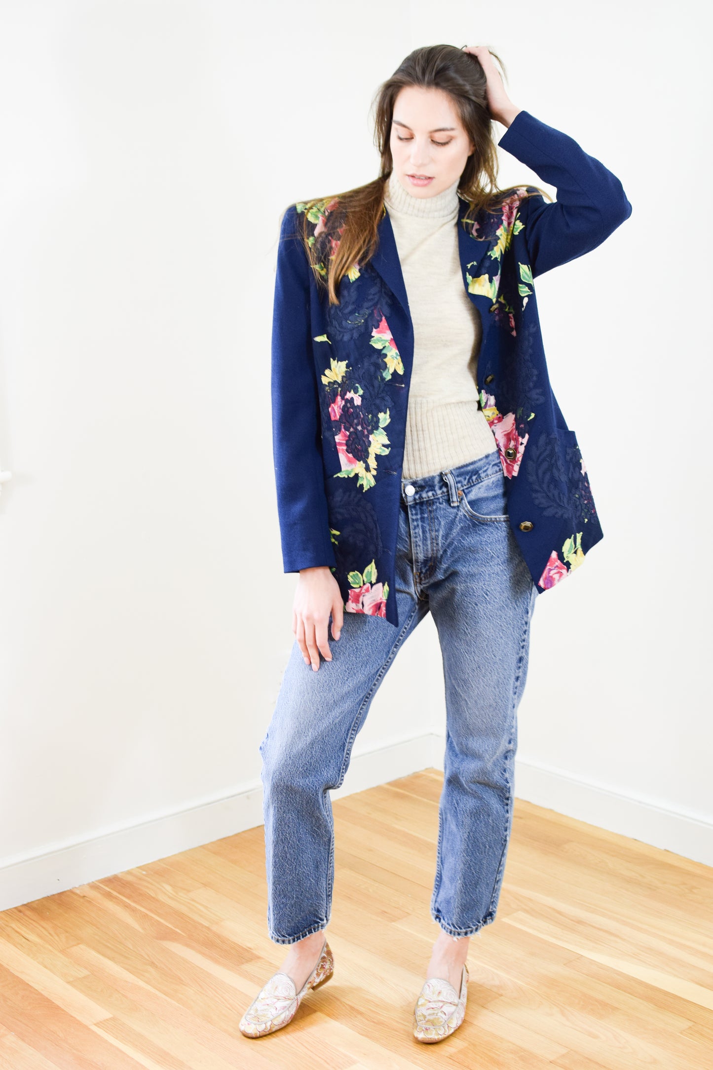 1990s Koos Van Den Akker / DeWilde Patchwork Jacket | S/M