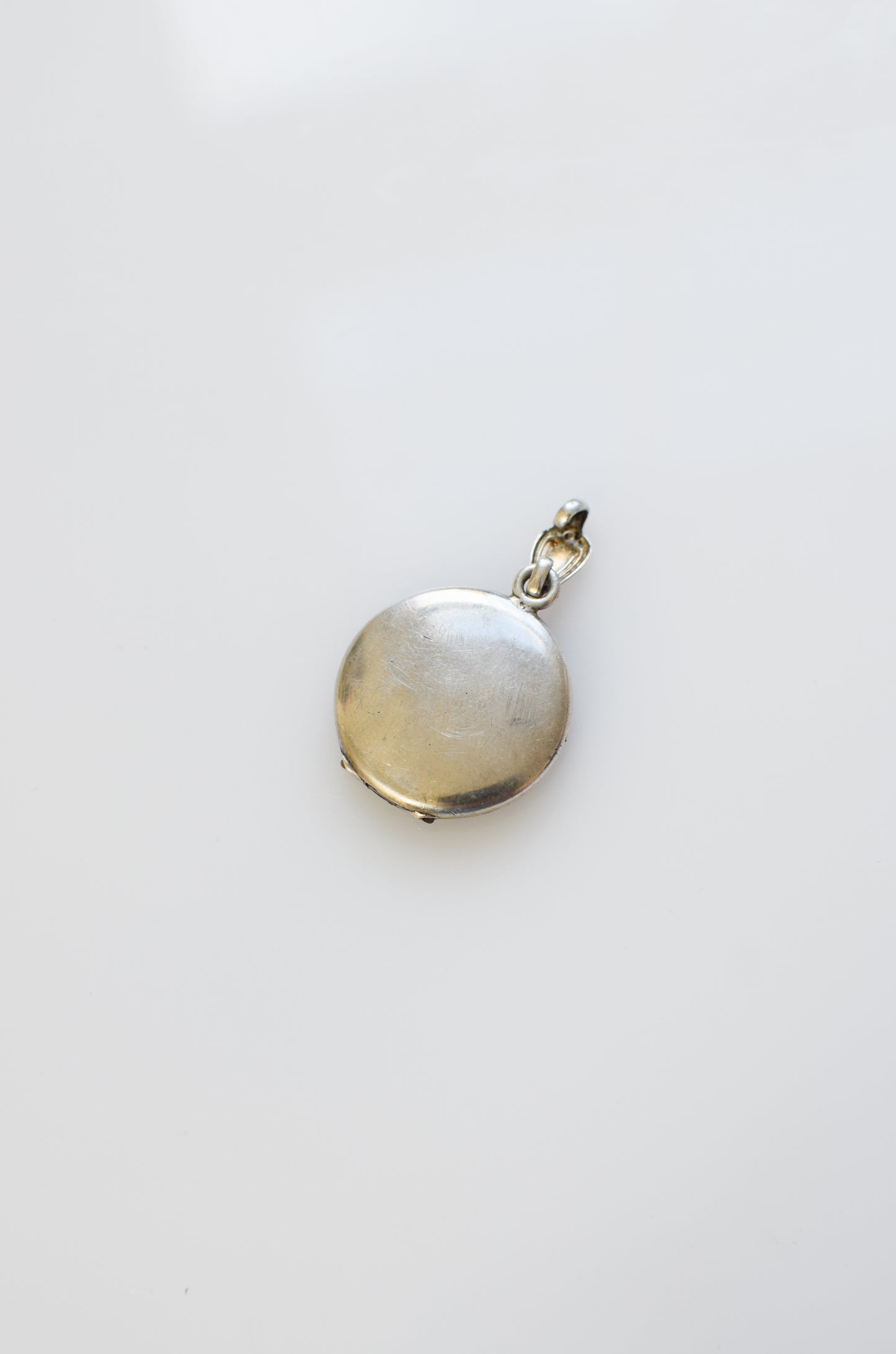1940s Sterling Silver + Enamel Locket