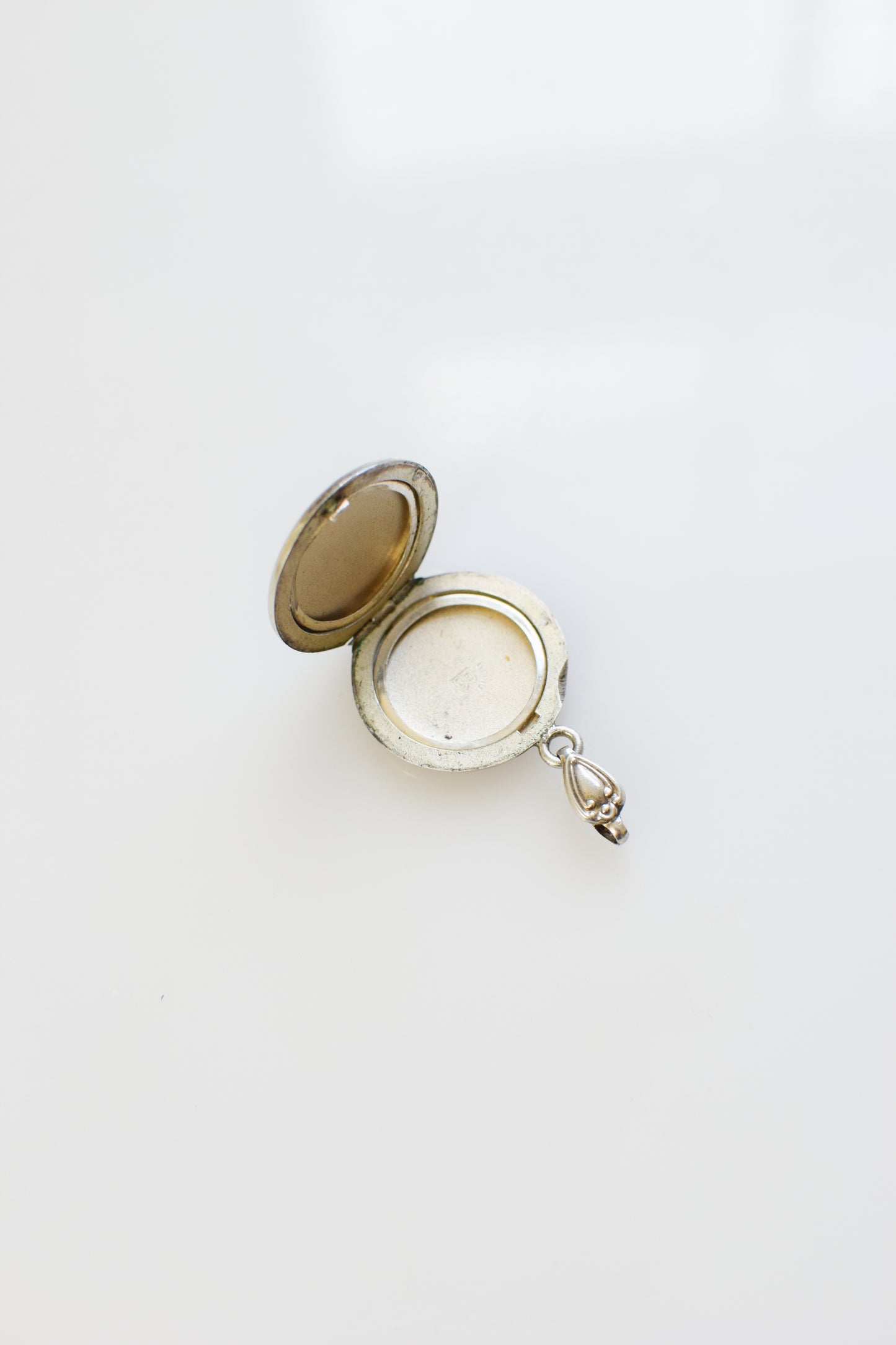 1940s Sterling Silver + Enamel Locket