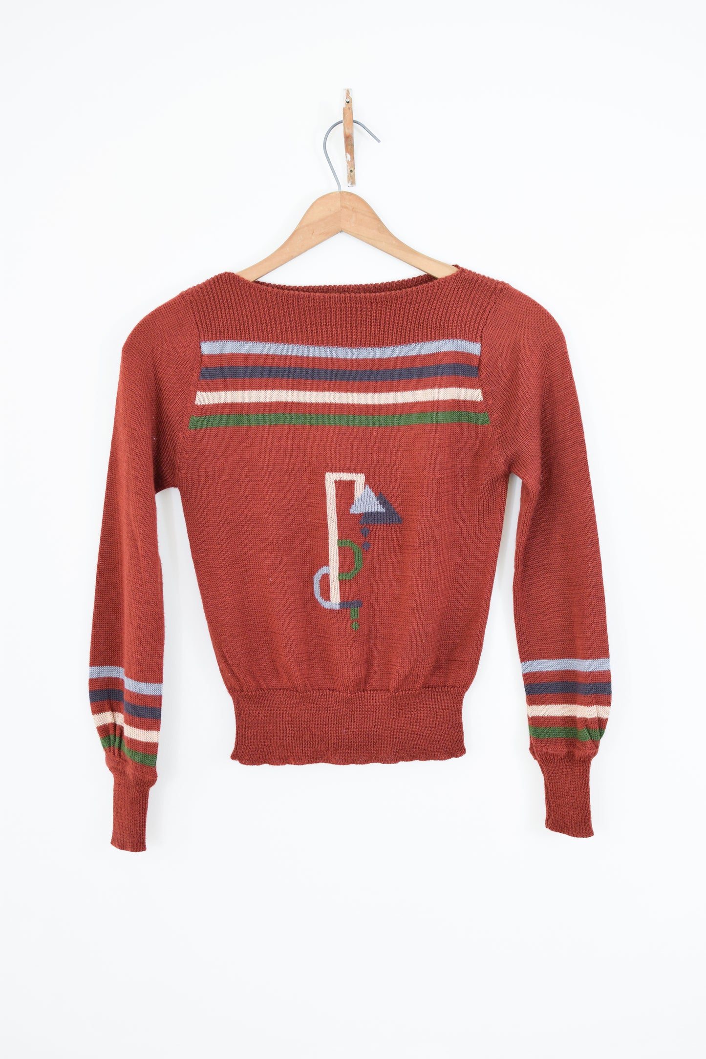 1940s Knitted Pullover | XS