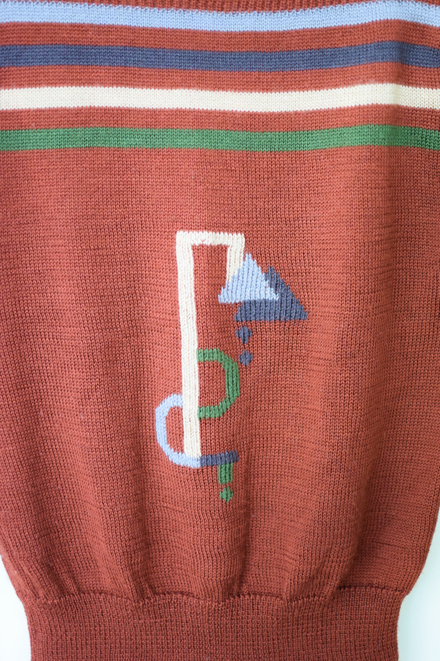 1940s Knitted Pullover | XS