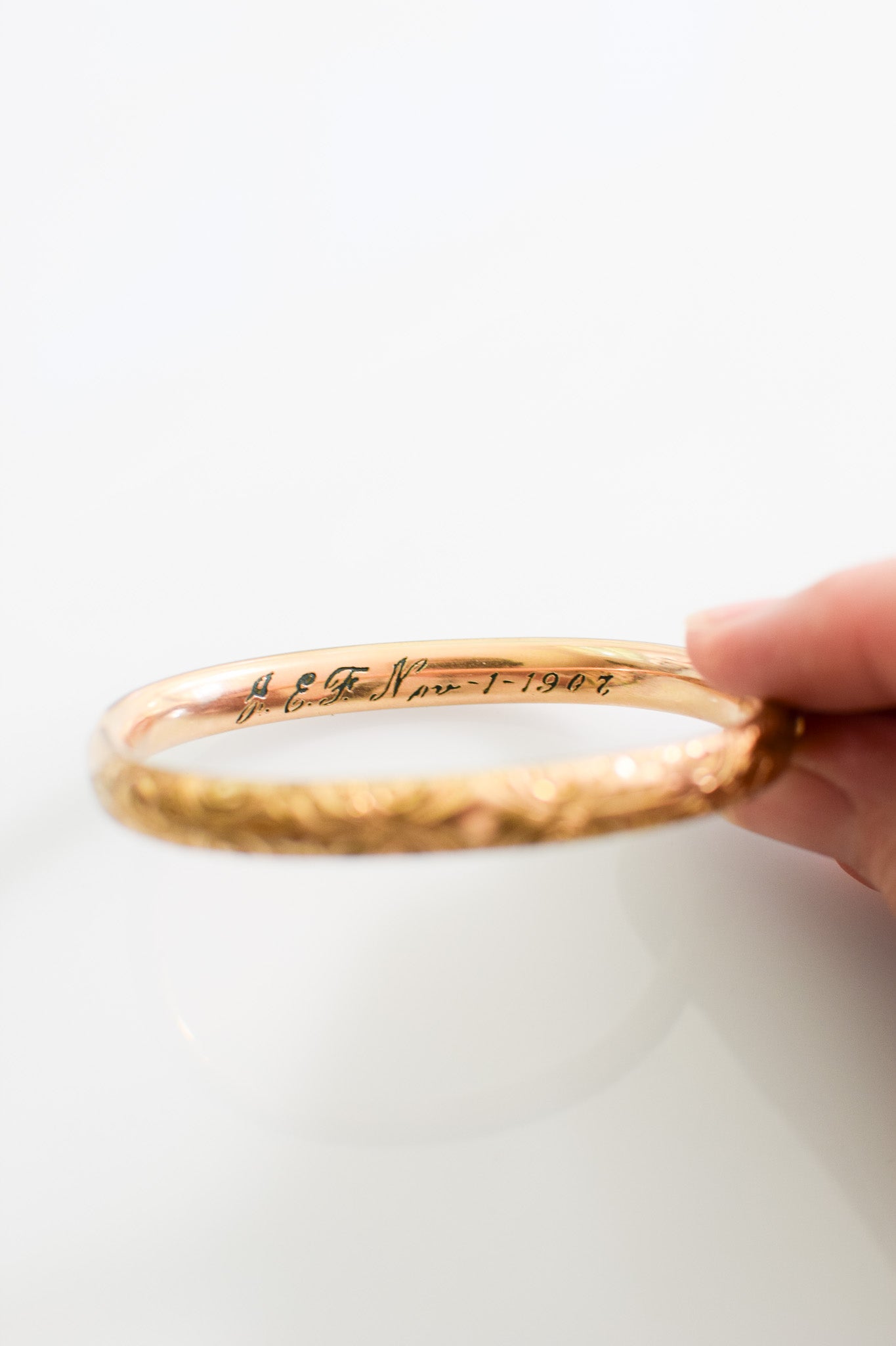 Antique Gold-filled Bangle Bracelet