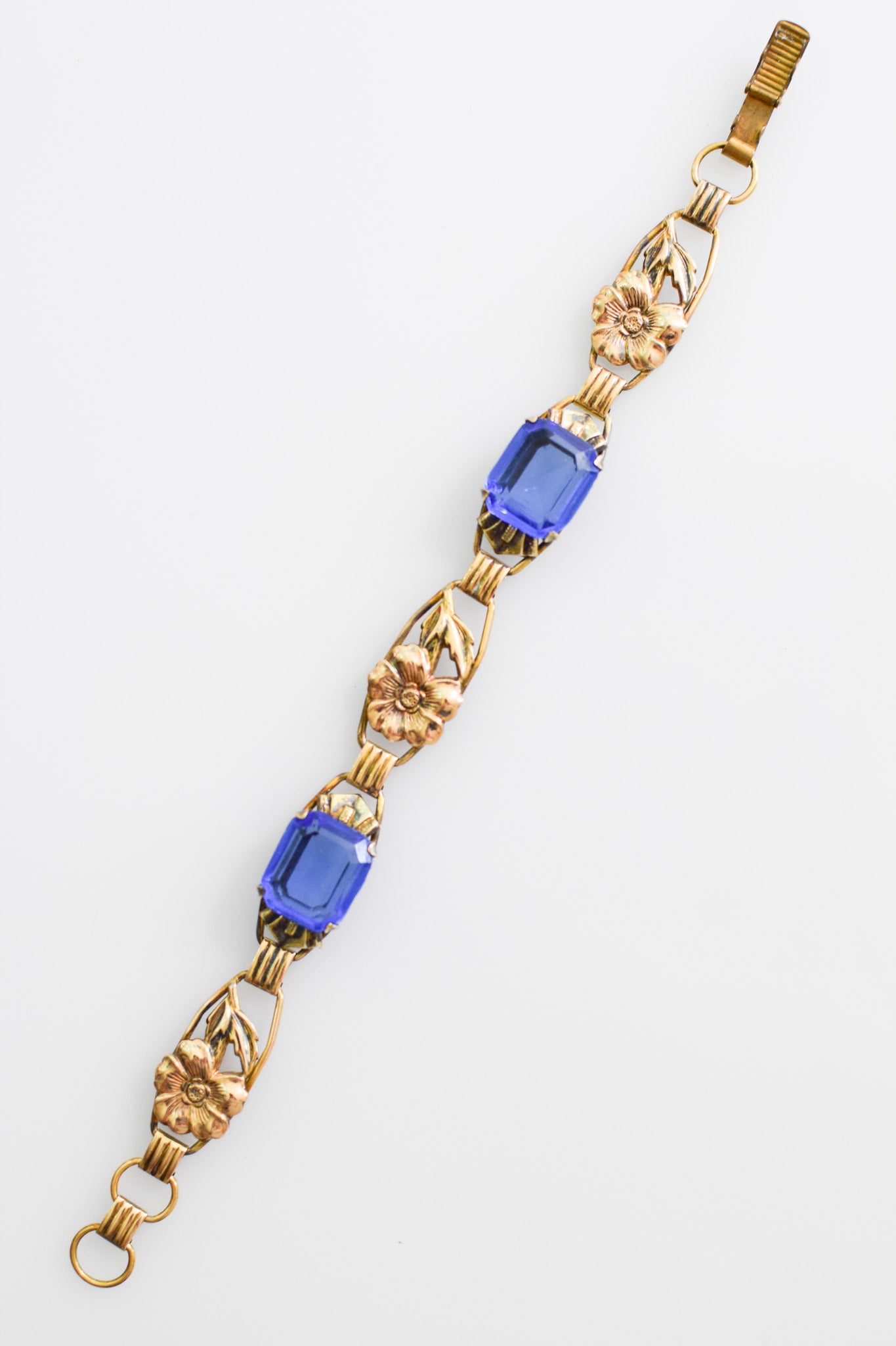 Antique Art Nouveau Era Czech Glass Bracelet