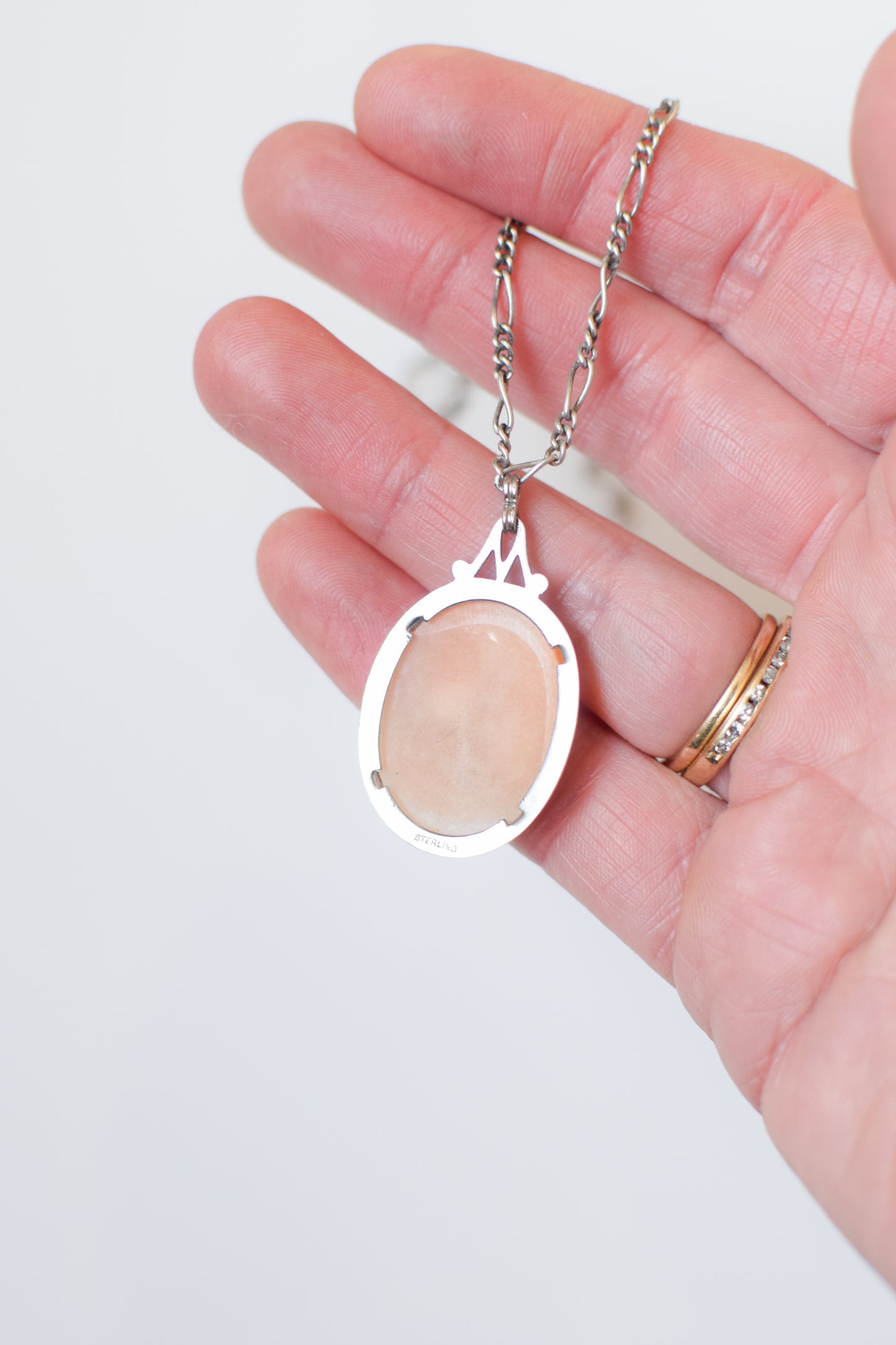 Vintage Victorian Revival Cameo Pendant