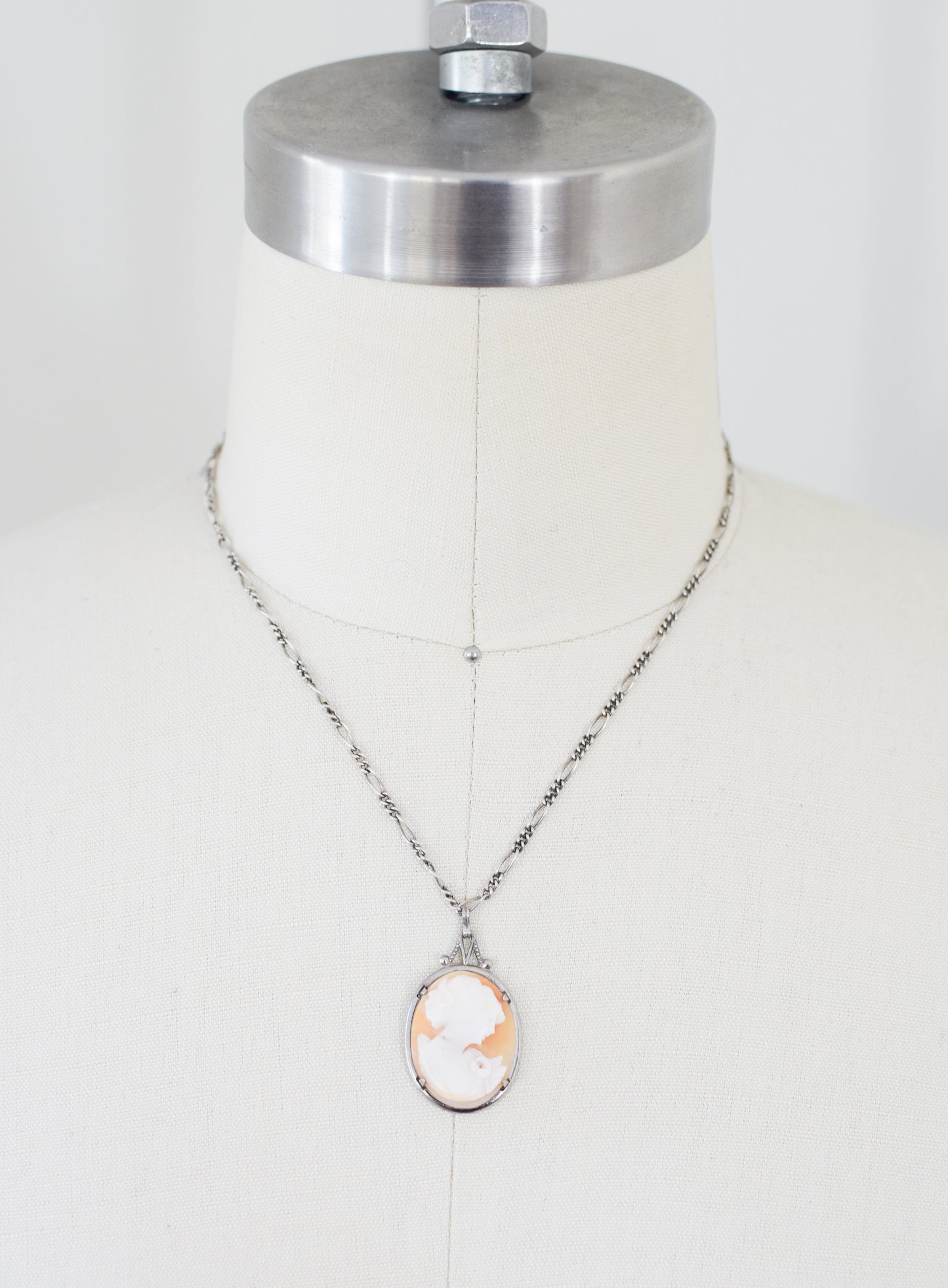 Vintage Victorian Revival Cameo Pendant