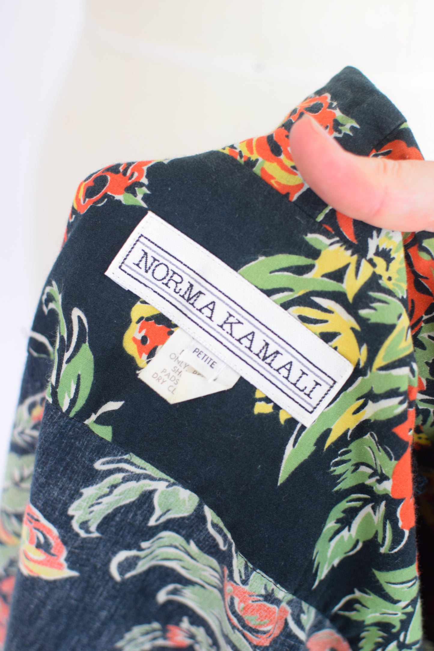 Vintage Norma Kamali Floral Jacket | OS/P
