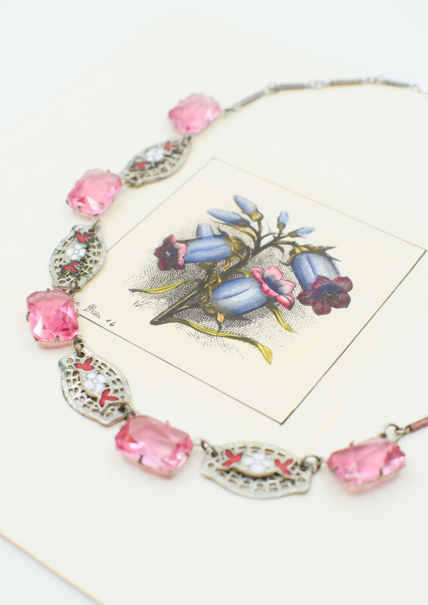 Vintage Art Deco Czech Glass Necklace