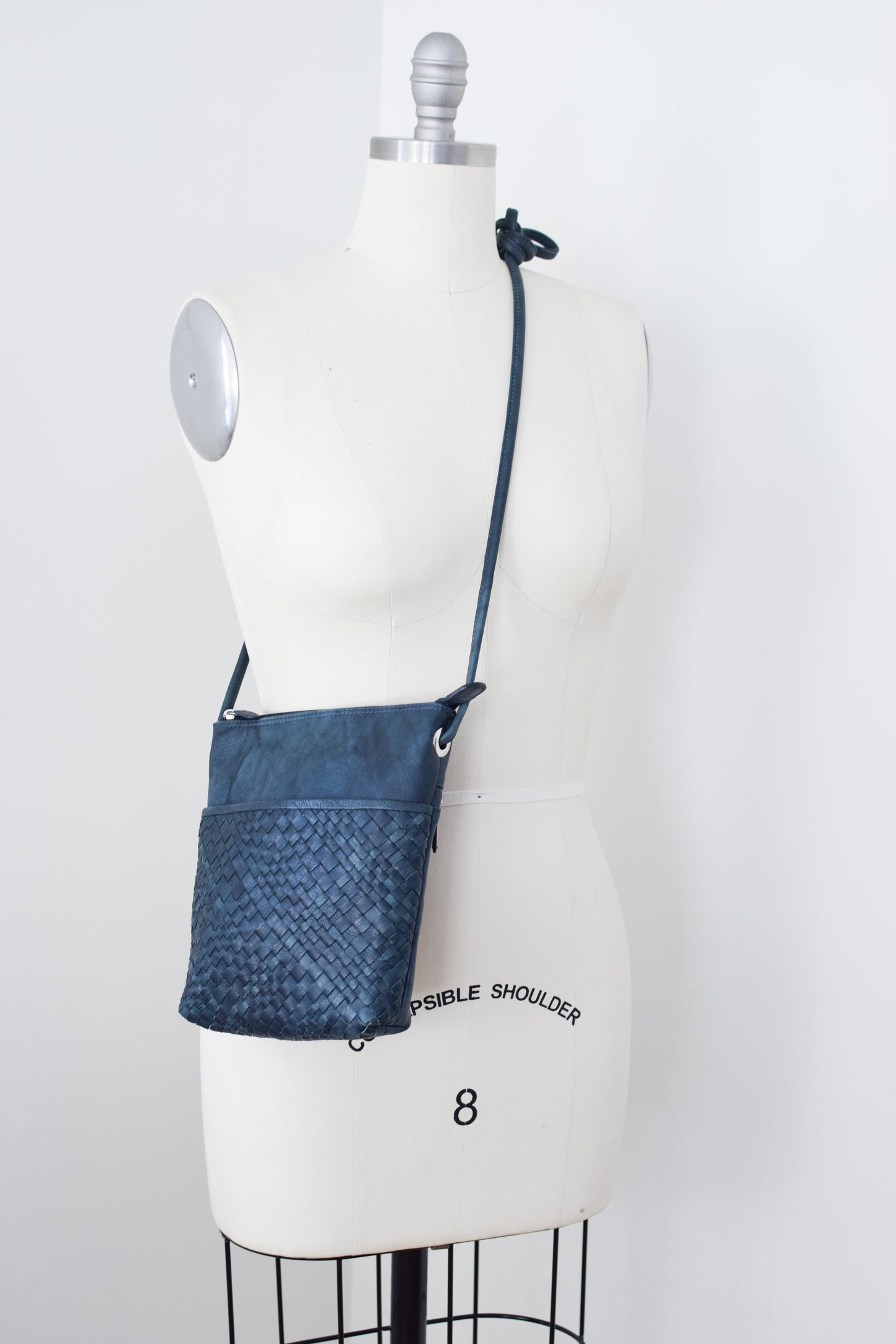 Vintage Woven Leather Bag