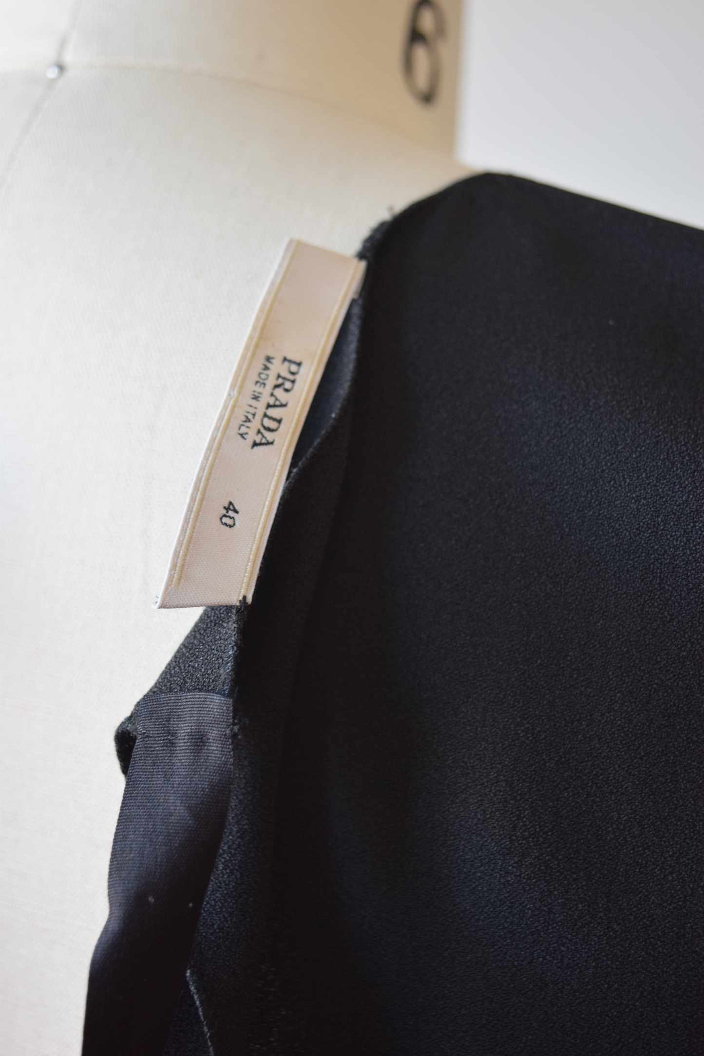 Little Black Prada Dress | 1990s | S/M