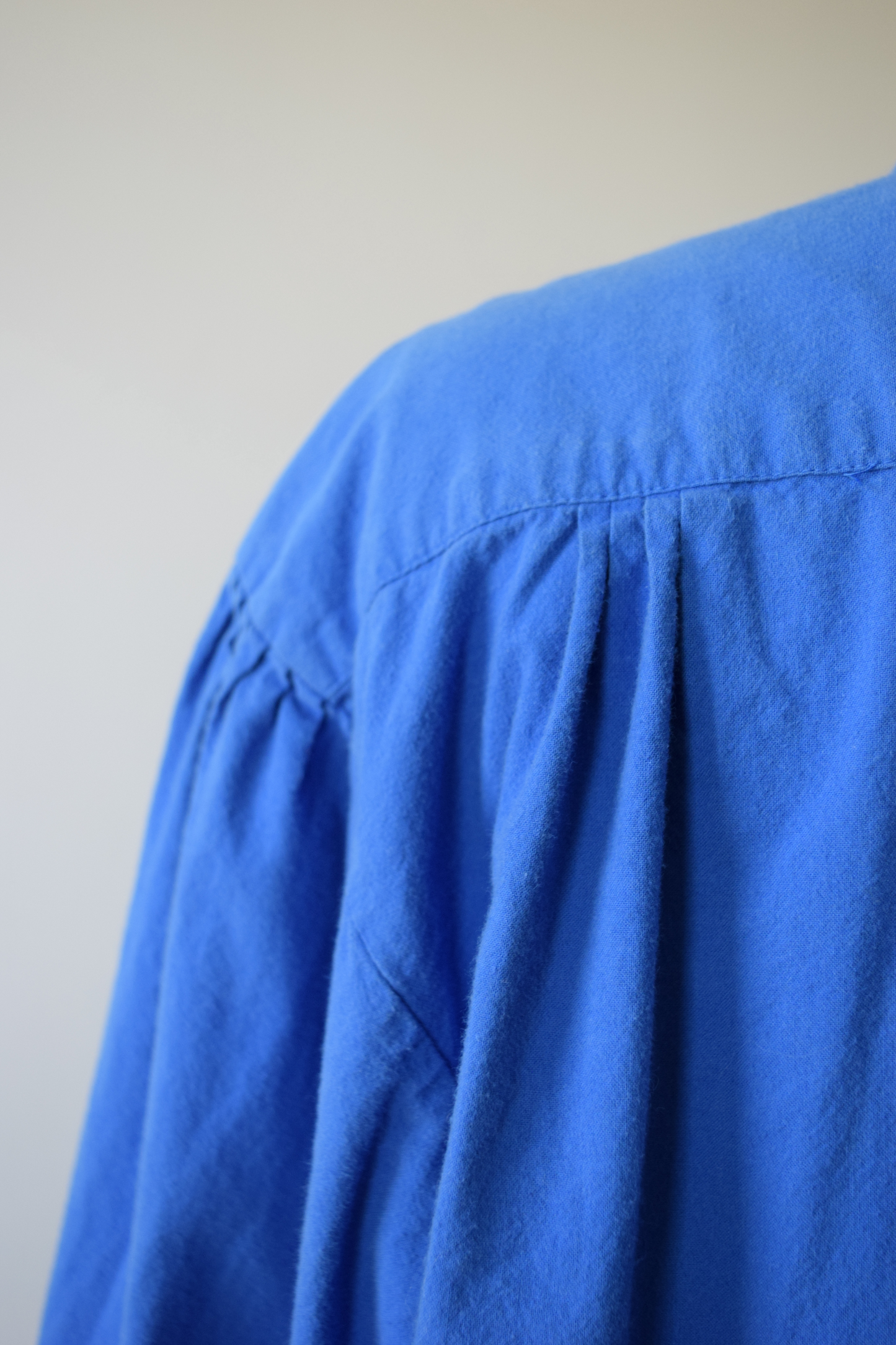 Vintage Soft Cotton Poet’s Blouse | 1990s | M-L
