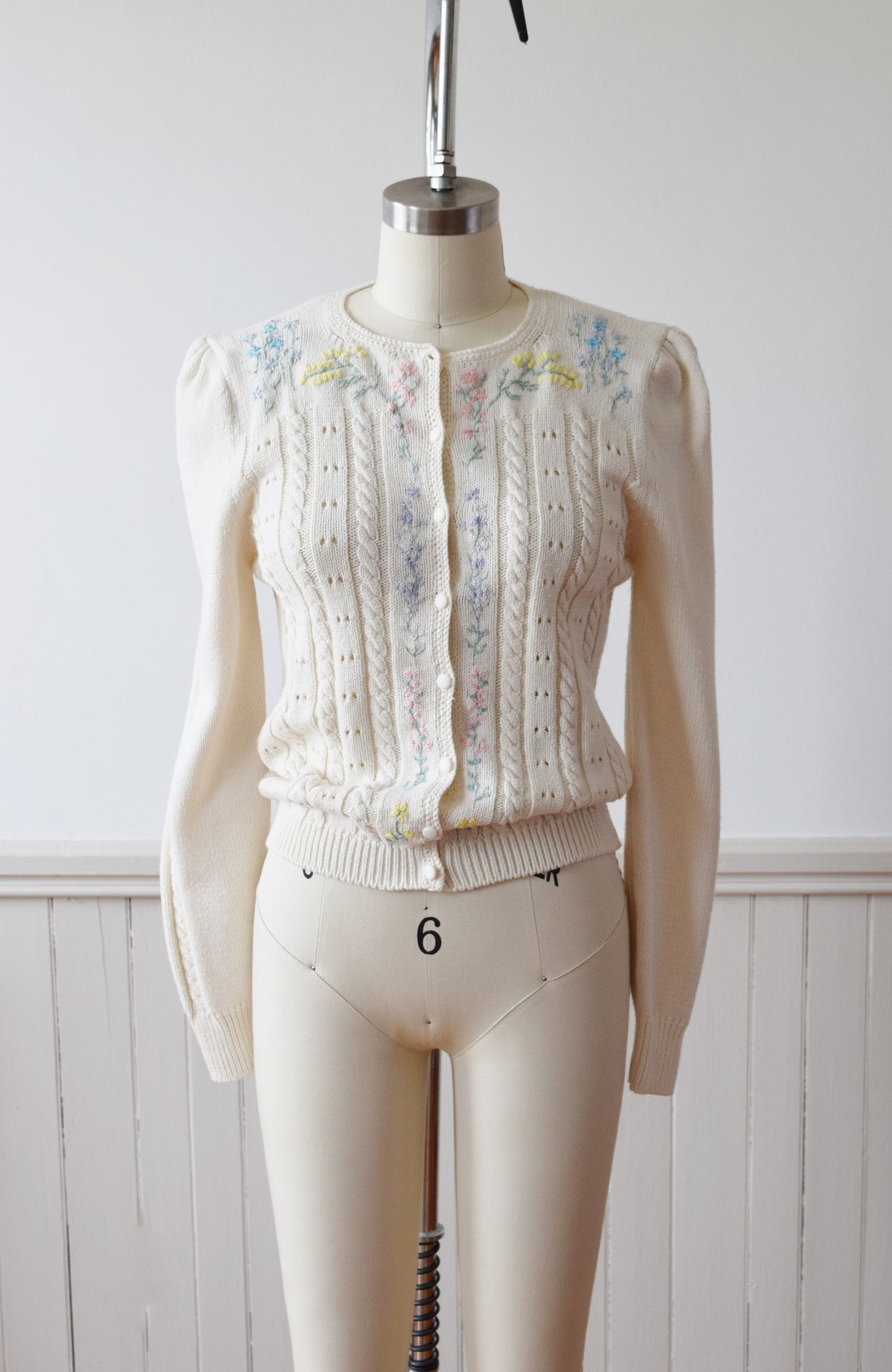 1930s Inspired Knit Cardigan | S
