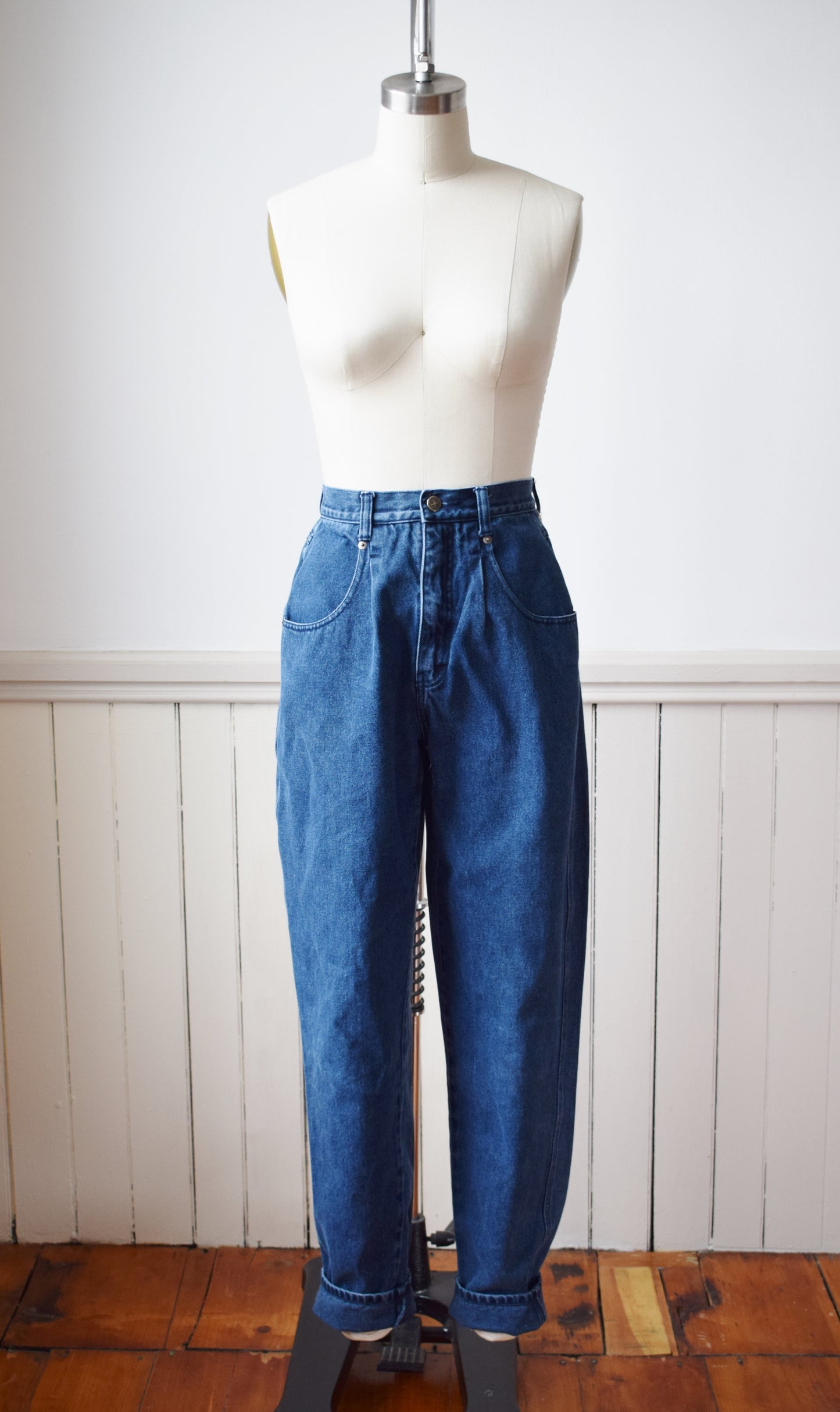 1980s High Waist Jeans | 28" W