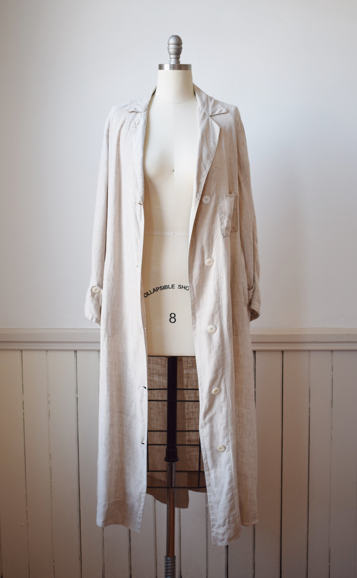 Antique Linen Duster | M/L