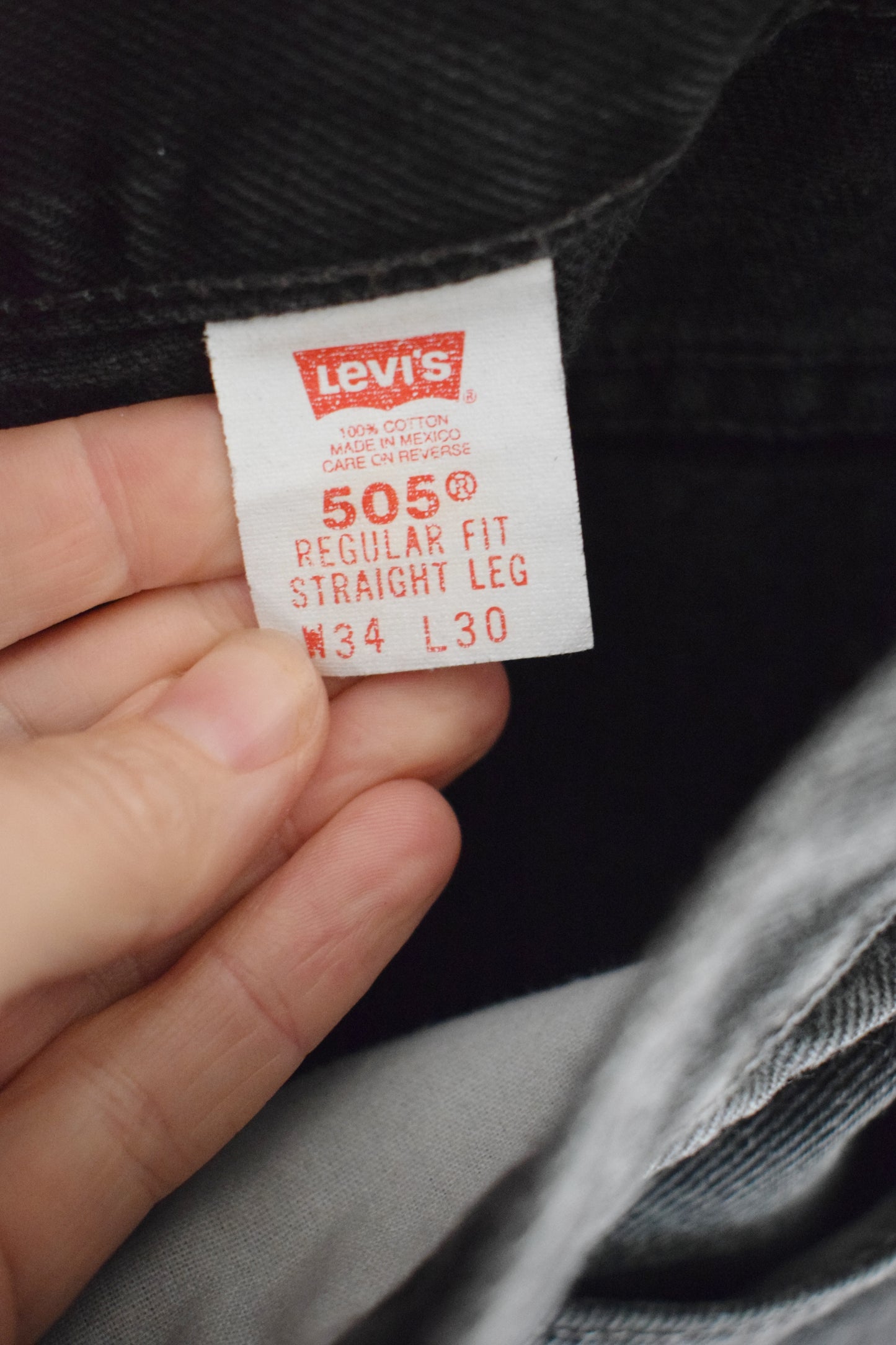 Vintage Levi's 505s - Black | 34" waist