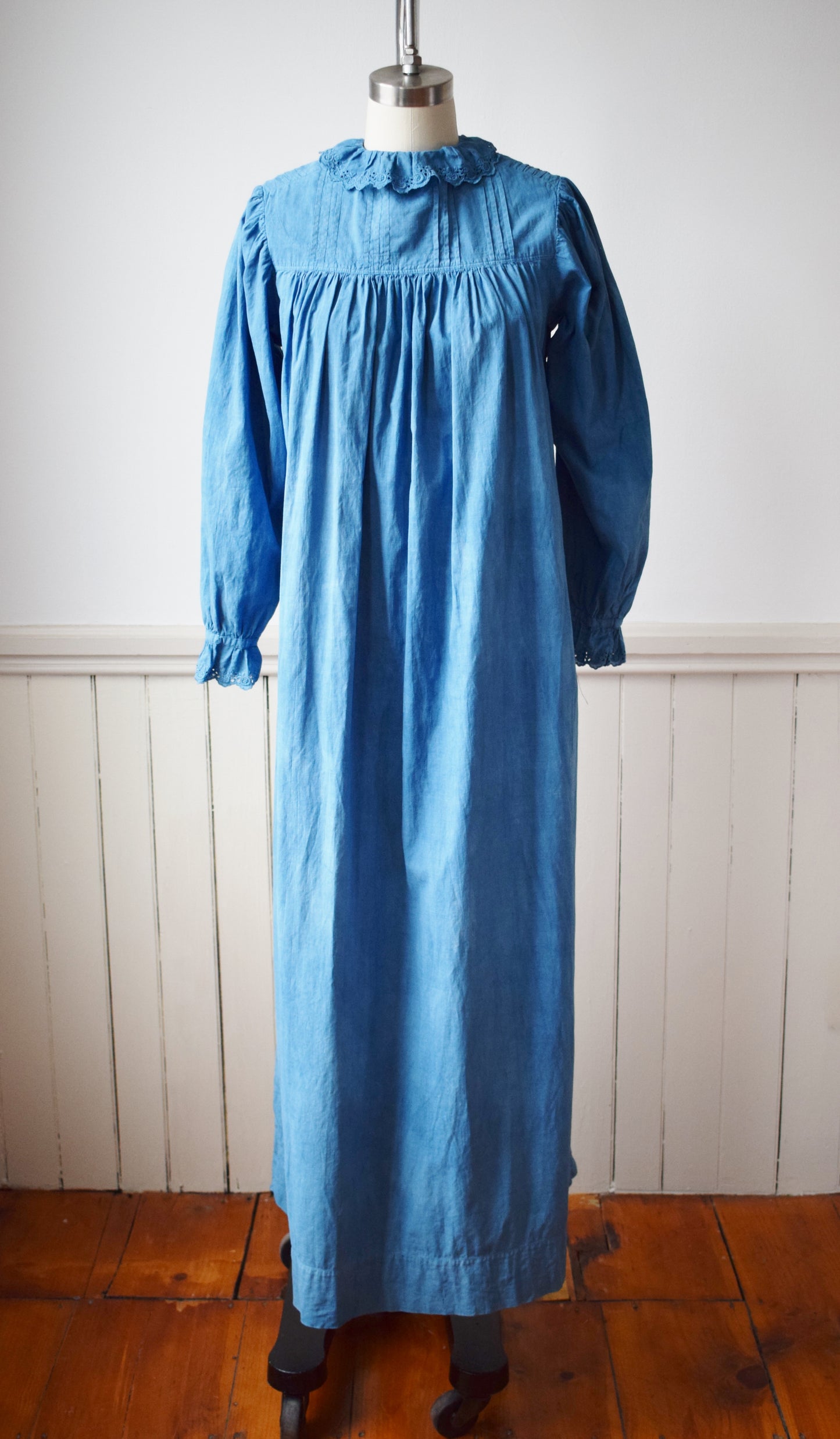 Indigo Dyed Antique Dress | XS/S