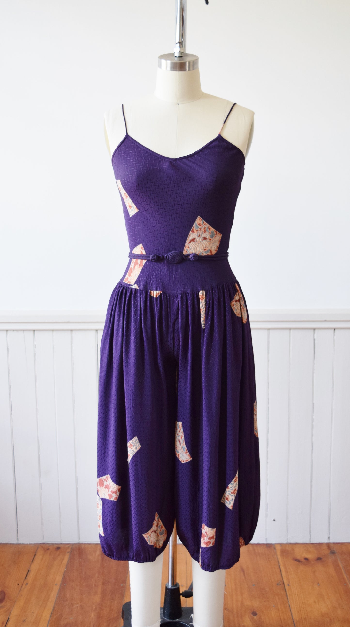 Ballets Russes Silk Jumpsuit | 1980s | XS