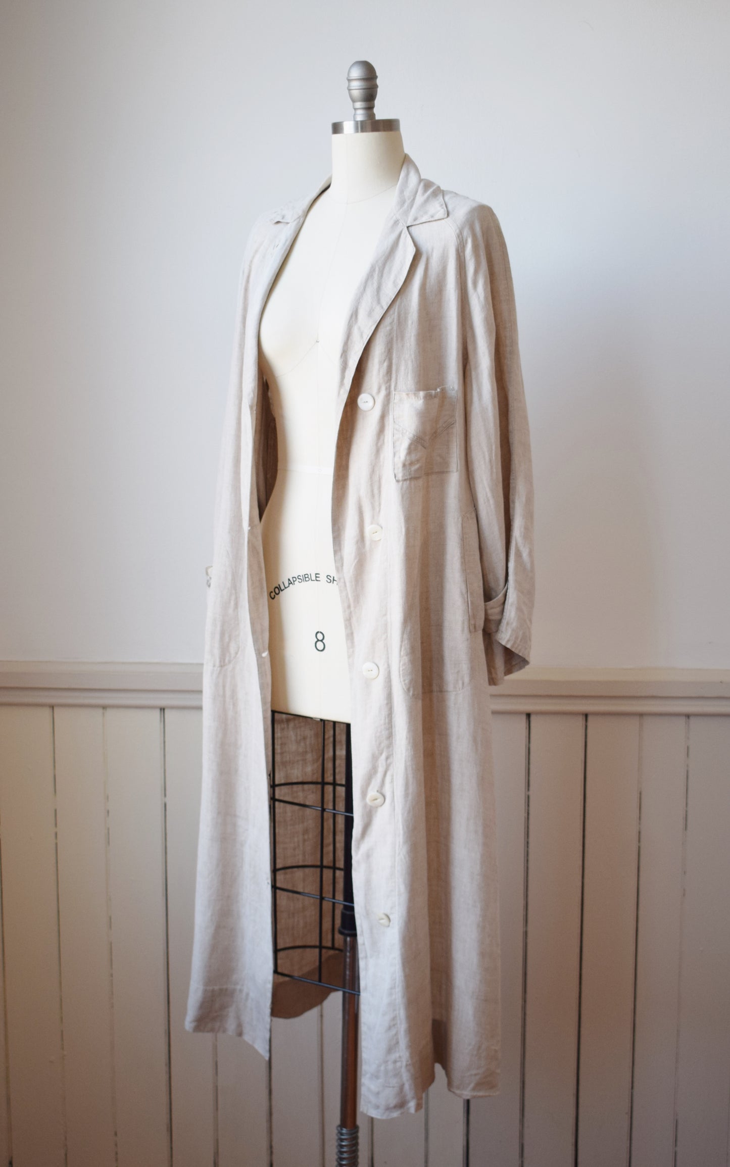 Antique Linen Duster | M/L
