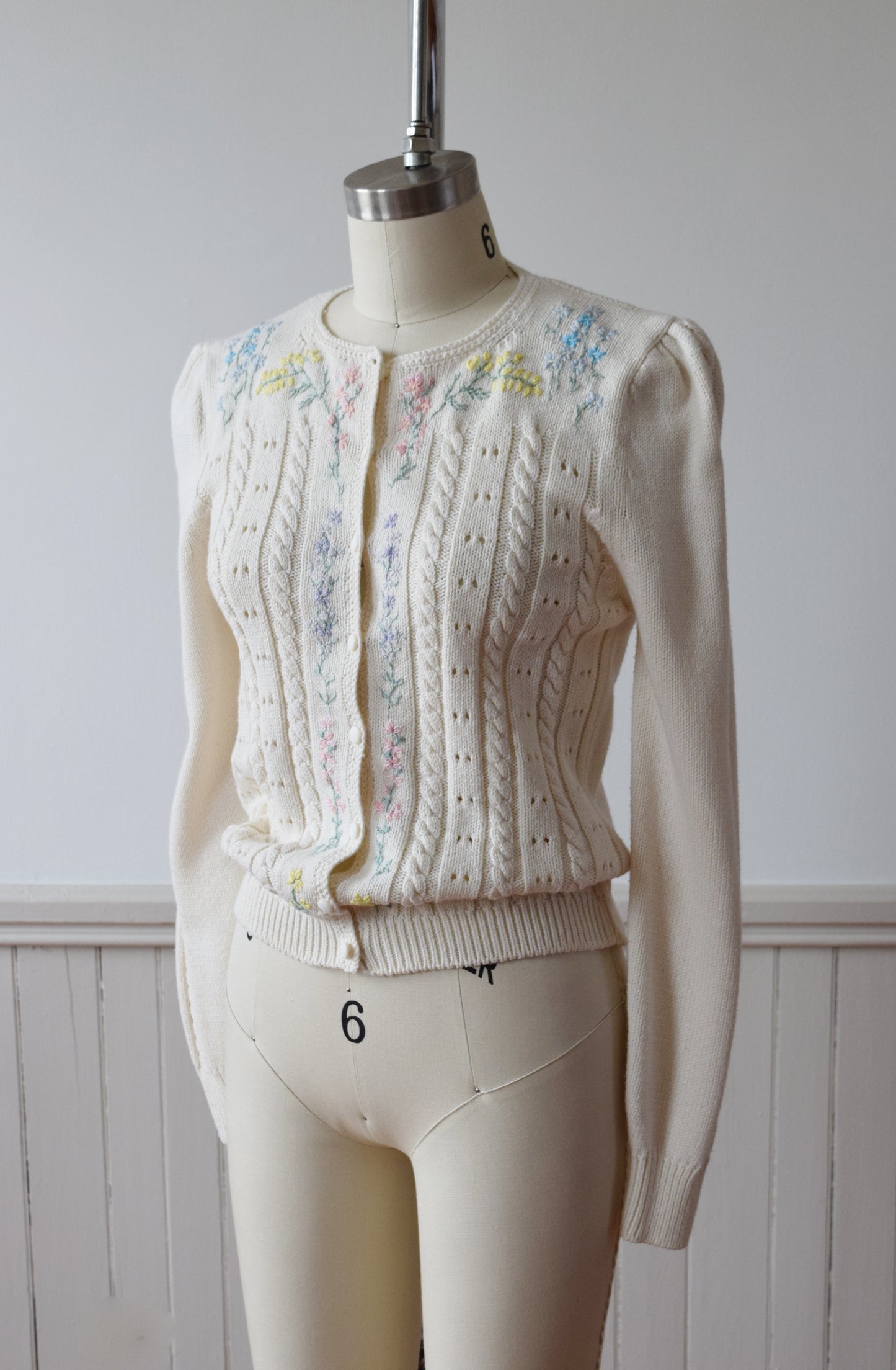 1930s Inspired Knit Cardigan | S